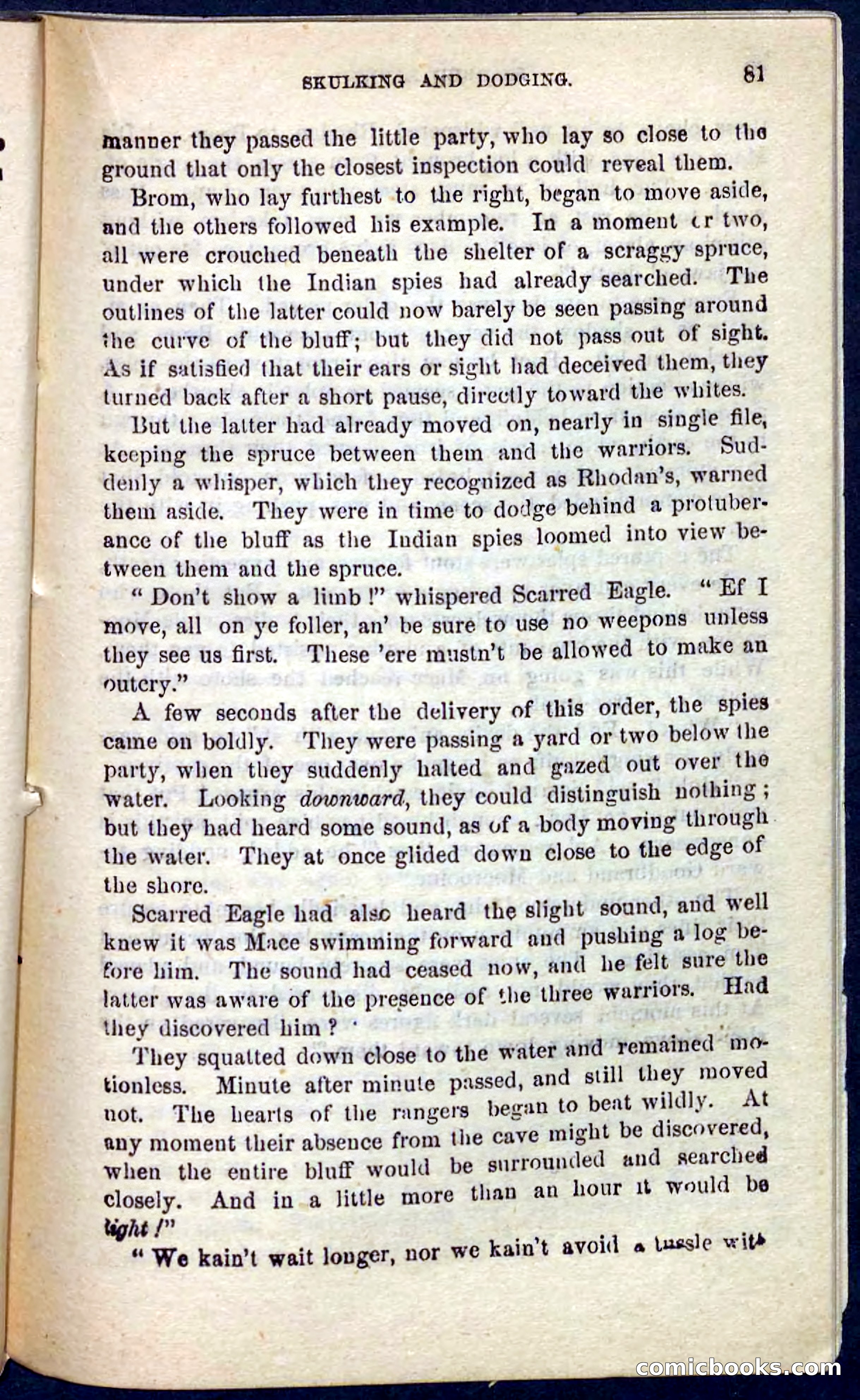 Beadle's Pocket Novels No. 104: Scarred Eagle — page 77 of 100