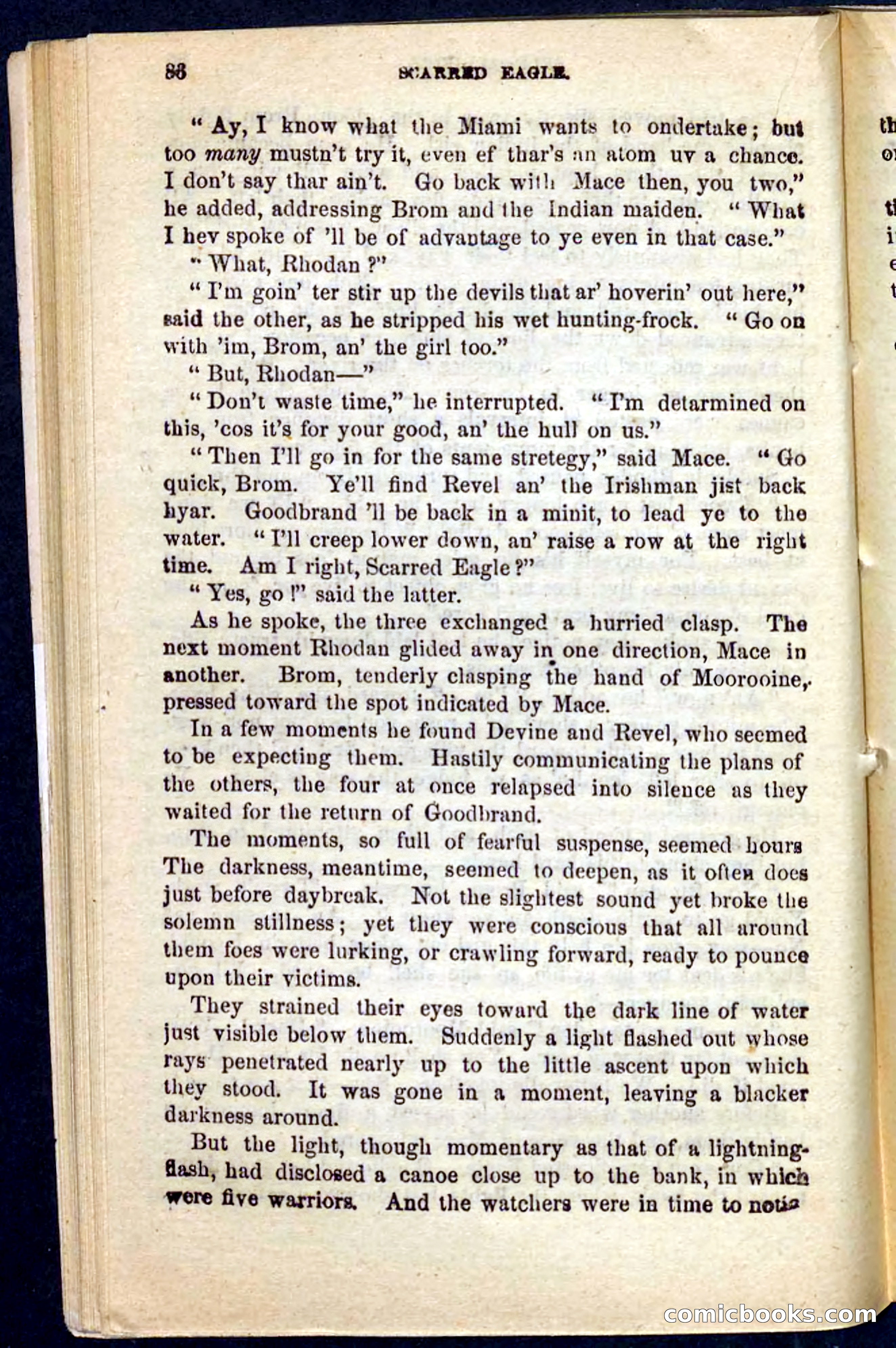 Beadle's Pocket Novels No. 104: Scarred Eagle — page 82 of 100