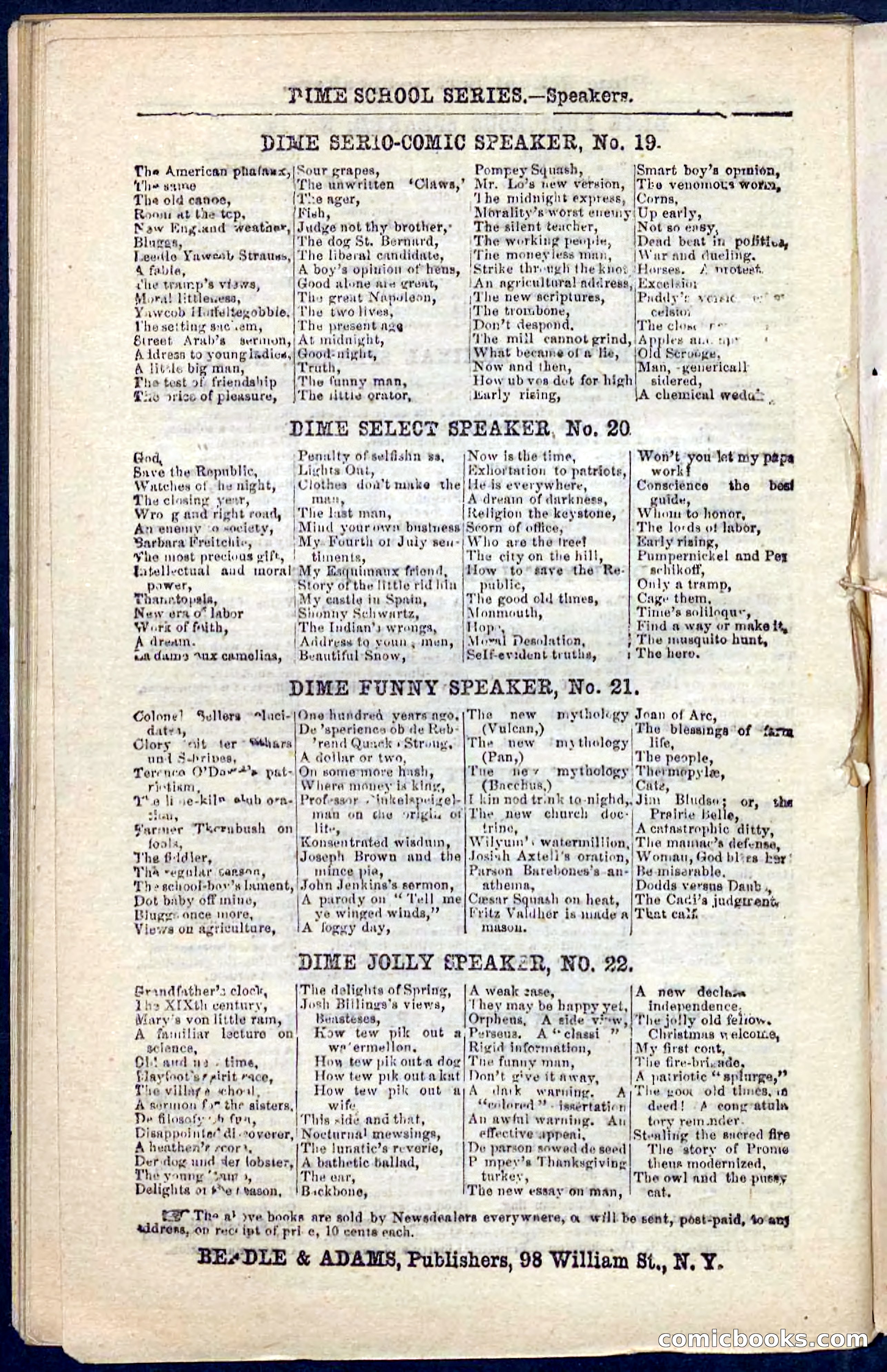 Beadle's Pocket Novels No. 104: Scarred Eagle — page 98 of 100