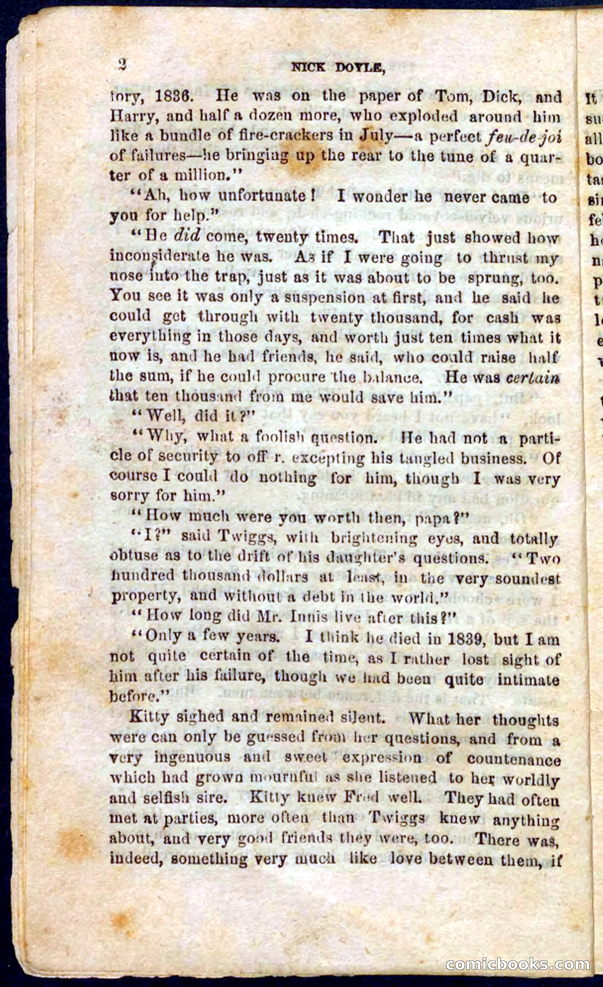 Beadle's Pocket Novels No. 105: Nick Doyle, Gold-Hunter — page 8 of 100
