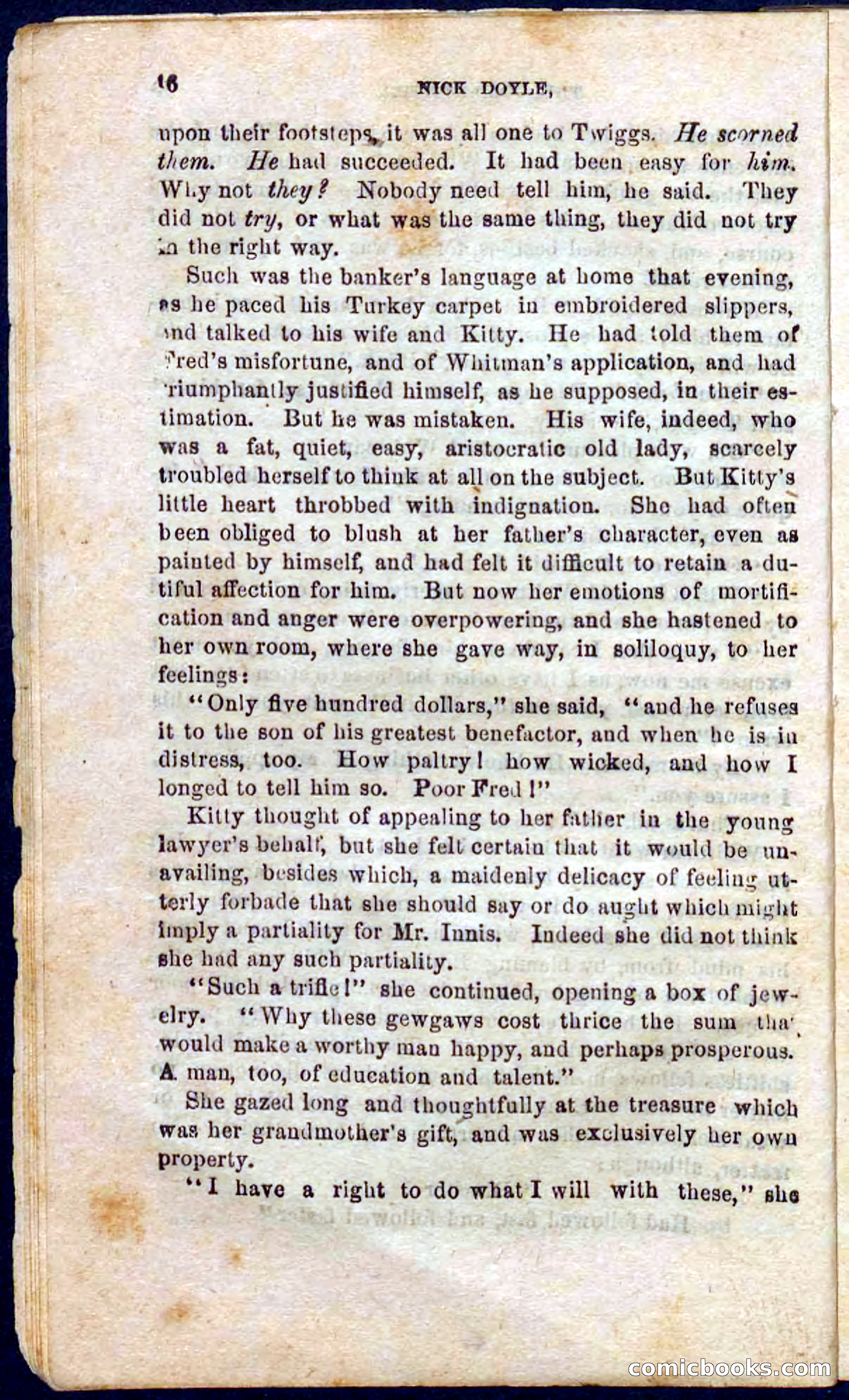 Beadle's Pocket Novels No. 105: Nick Doyle, Gold-Hunter — page 12 of 100