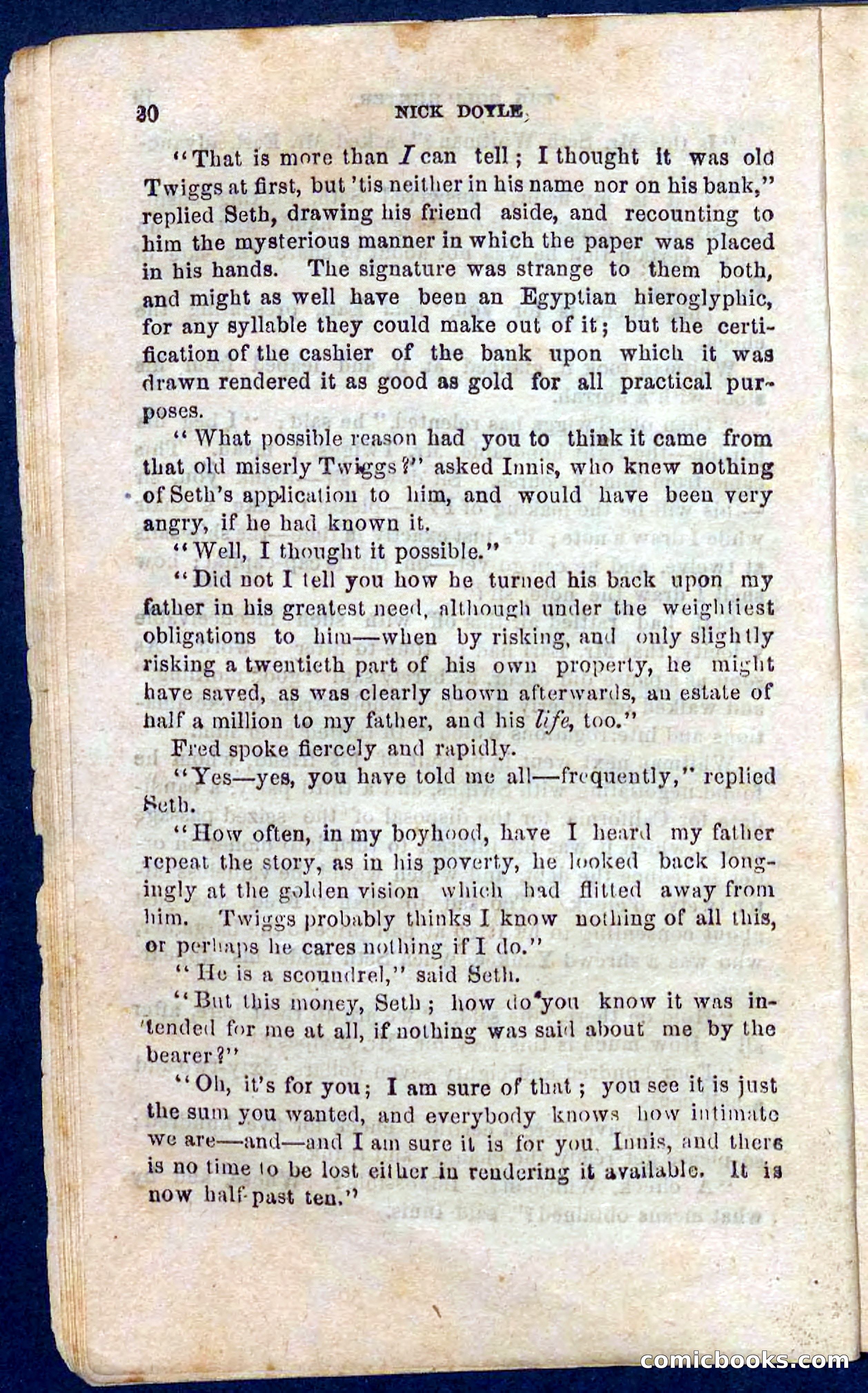 Beadle's Pocket Novels No. 105: Nick Doyle, Gold-Hunter — page 16 of 100