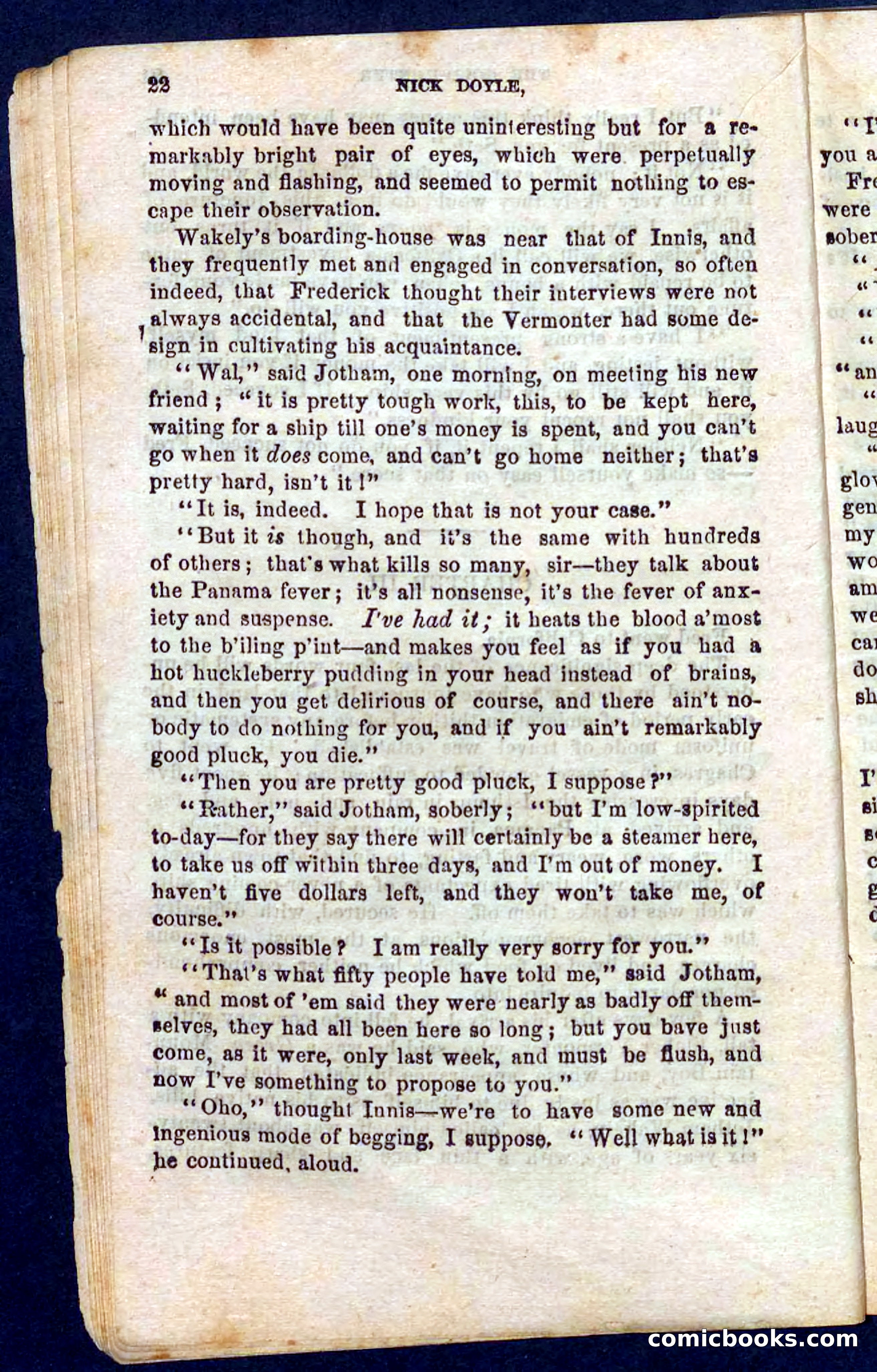 Beadle's Pocket Novels No. 105: Nick Doyle, Gold-Hunter — page 18 of 100