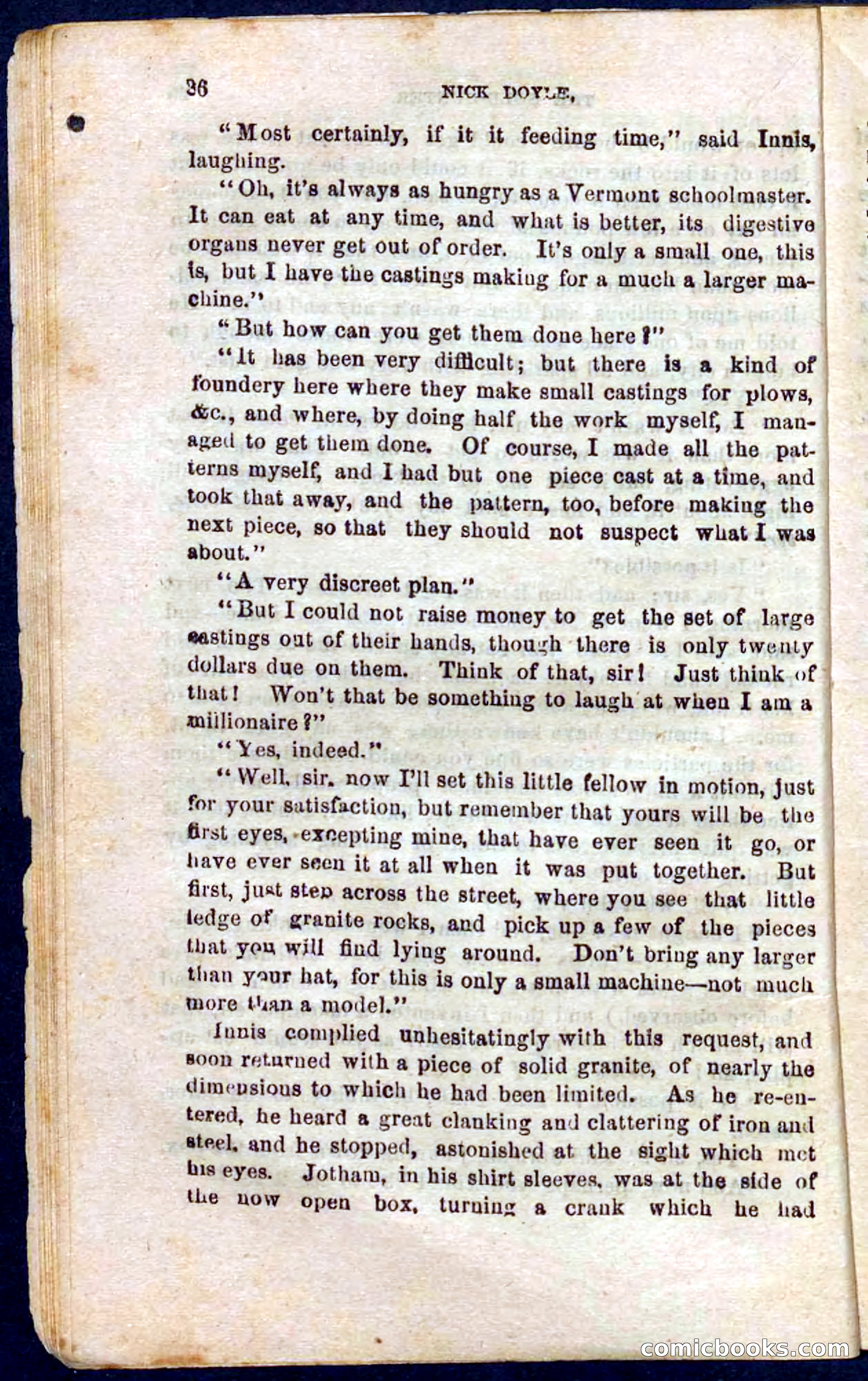 Beadle's Pocket Novels No. 105: Nick Doyle, Gold-Hunter — page 22 of 100