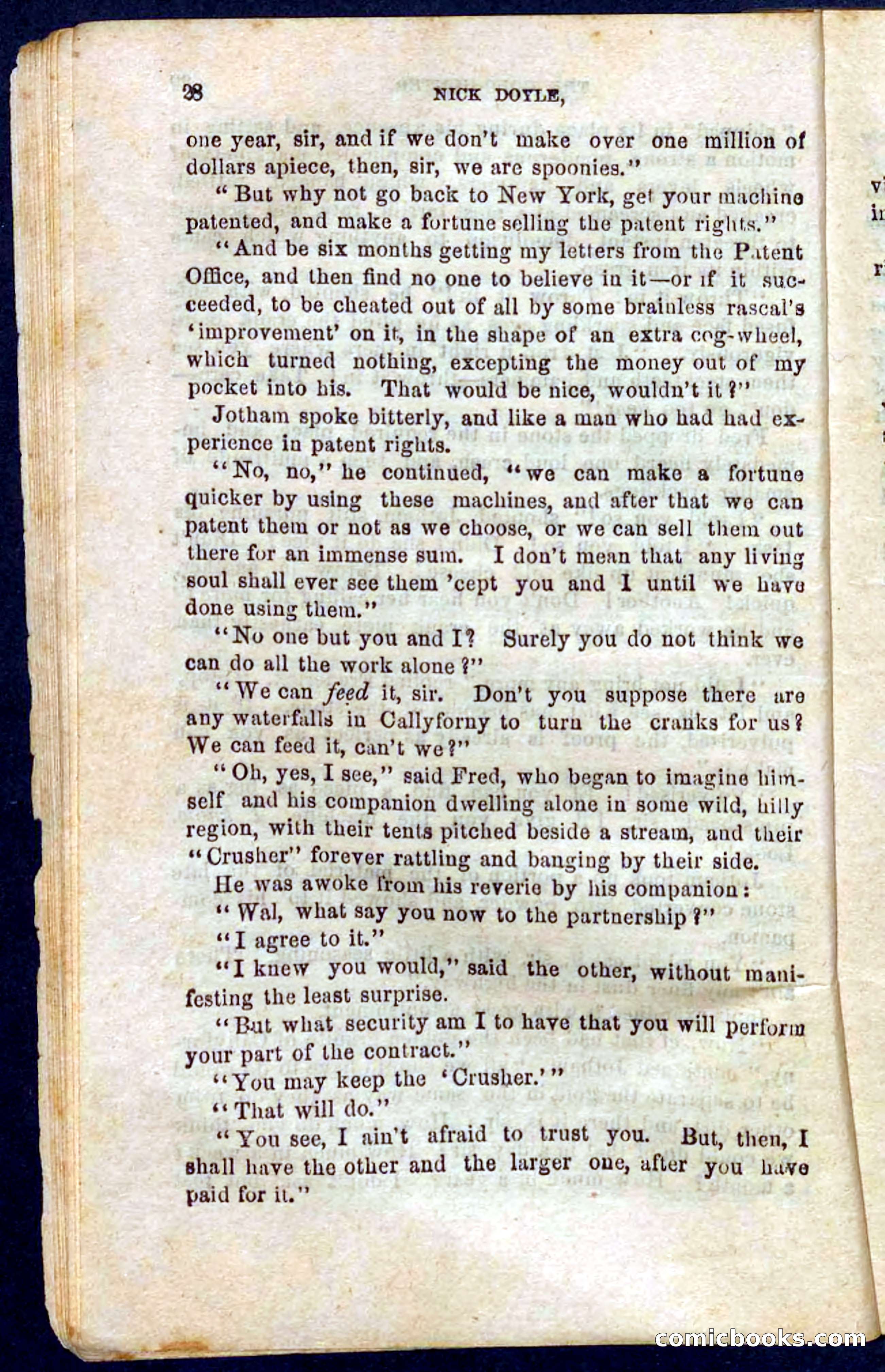 Beadle's Pocket Novels No. 105: Nick Doyle, Gold-Hunter — page 24 of 100