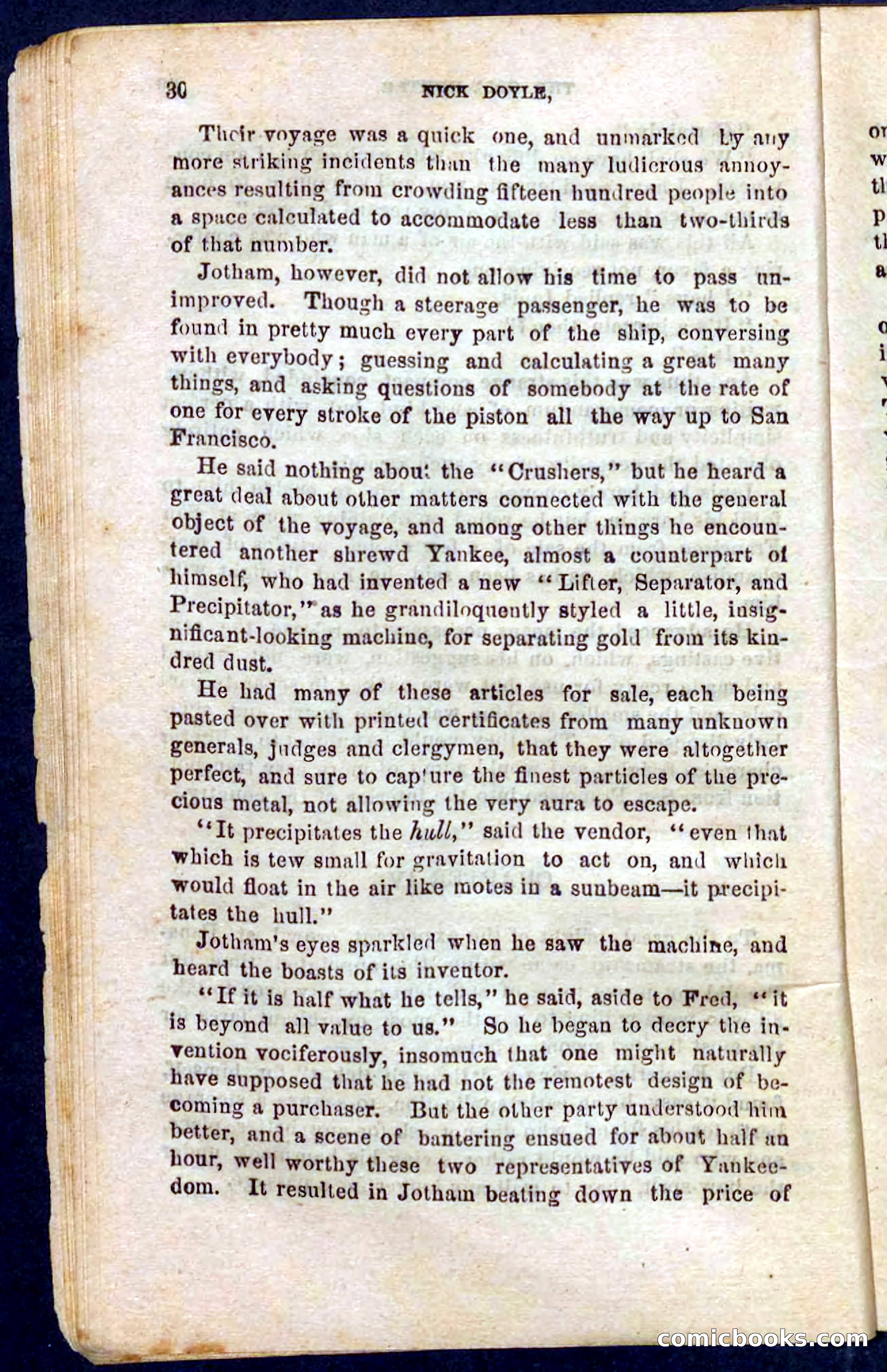 Beadle's Pocket Novels No. 105: Nick Doyle, Gold-Hunter — page 26 of 100