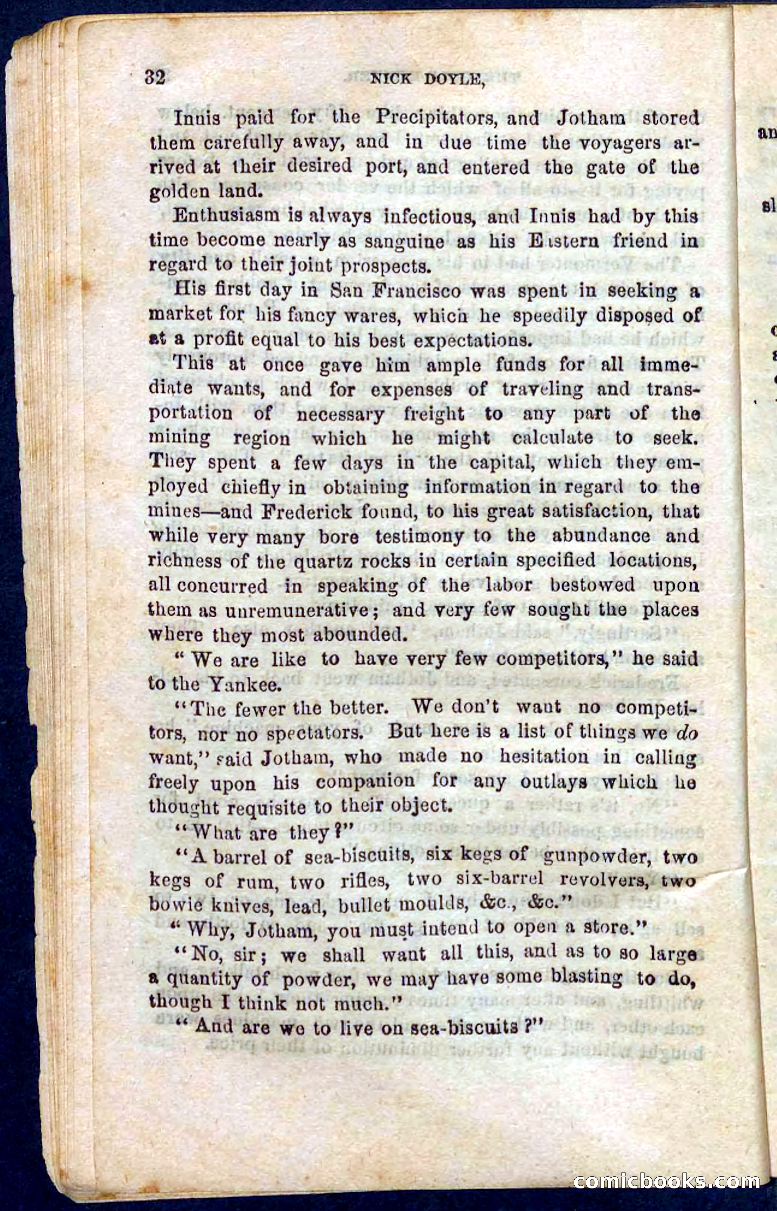 Beadle's Pocket Novels No. 105: Nick Doyle, Gold-Hunter — page 28 of 100