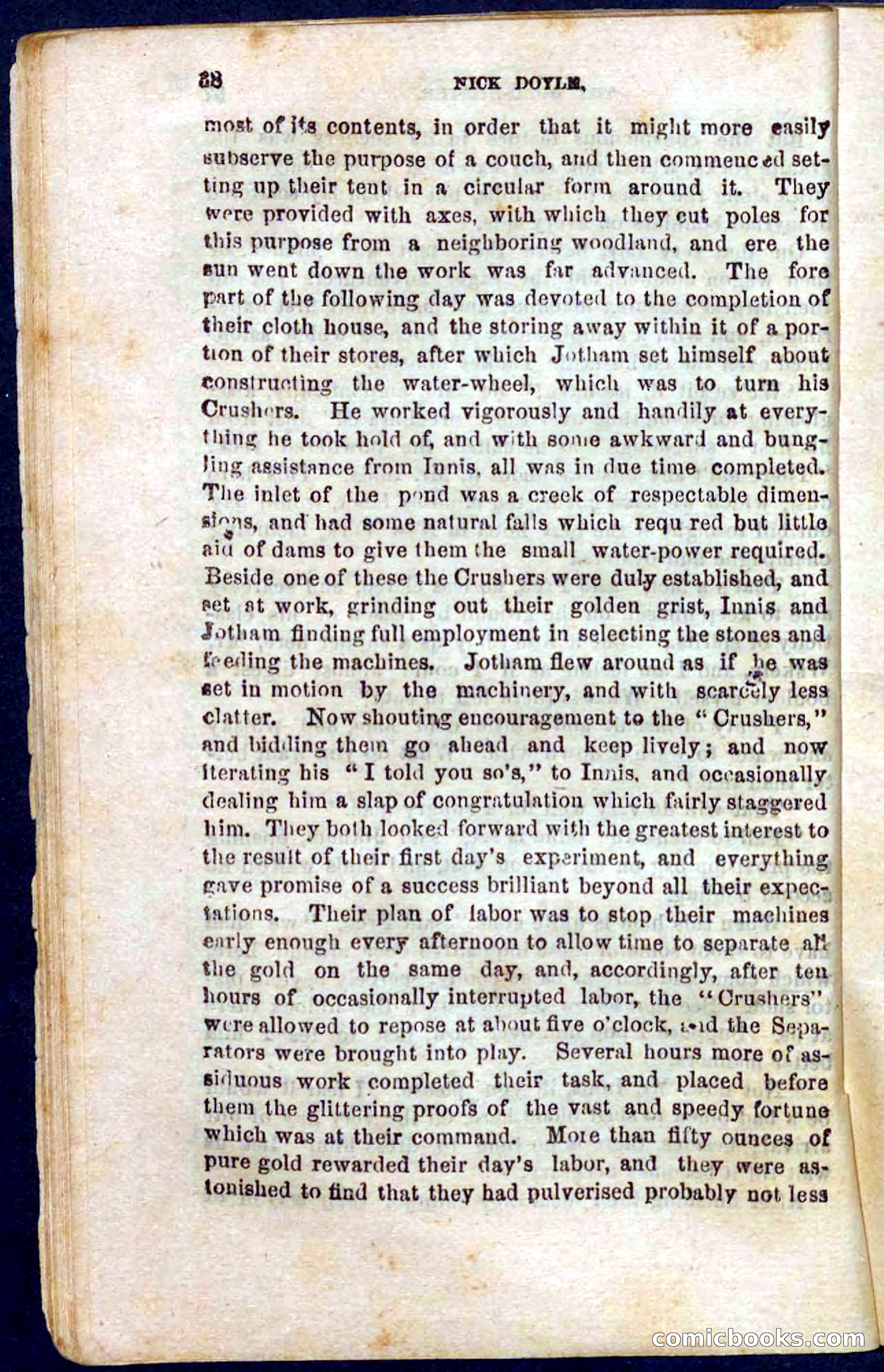 Beadle's Pocket Novels No. 105: Nick Doyle, Gold-Hunter — page 34 of 100