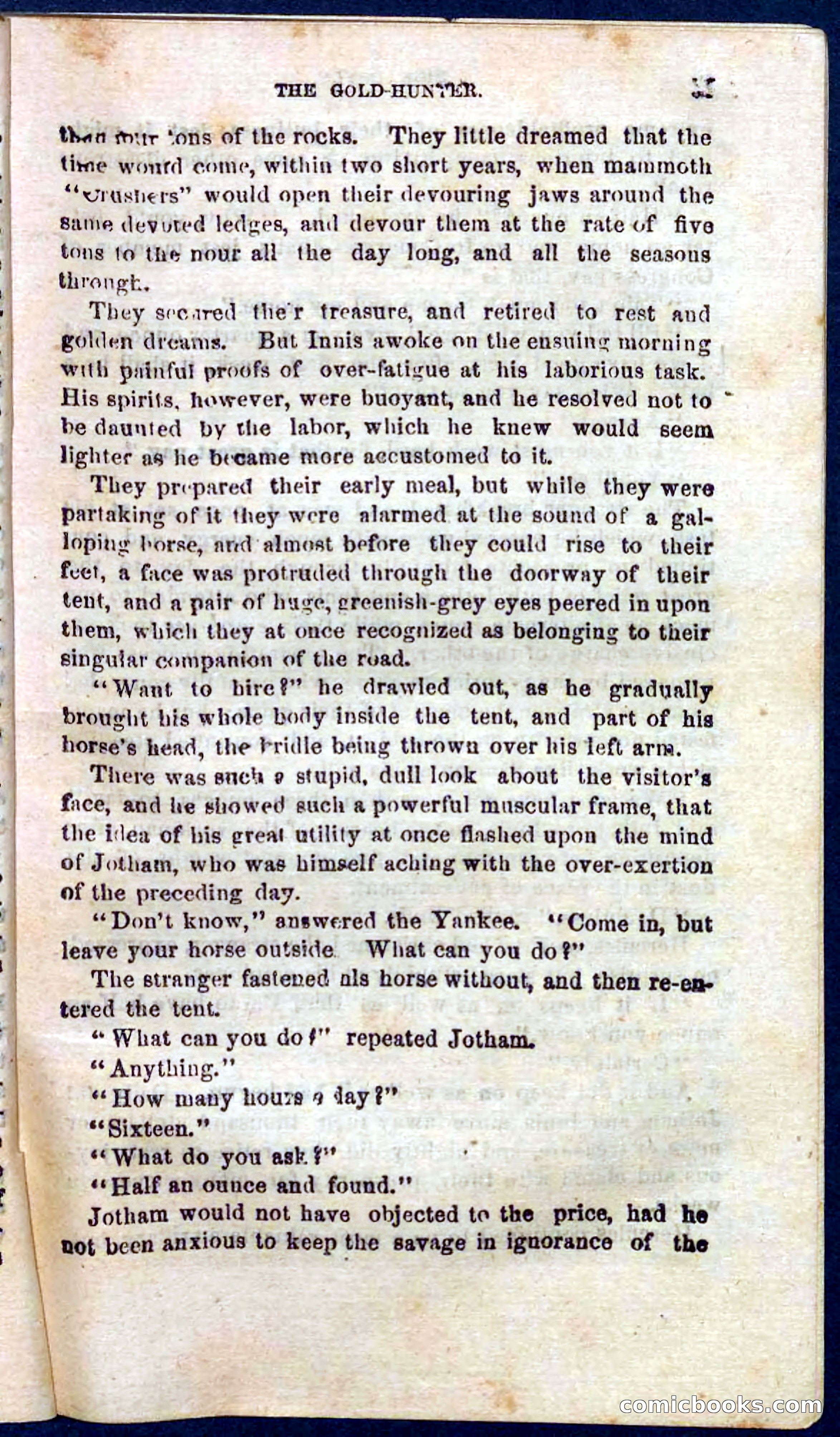 Beadle's Pocket Novels No. 105: Nick Doyle, Gold-Hunter — page 35 of 100