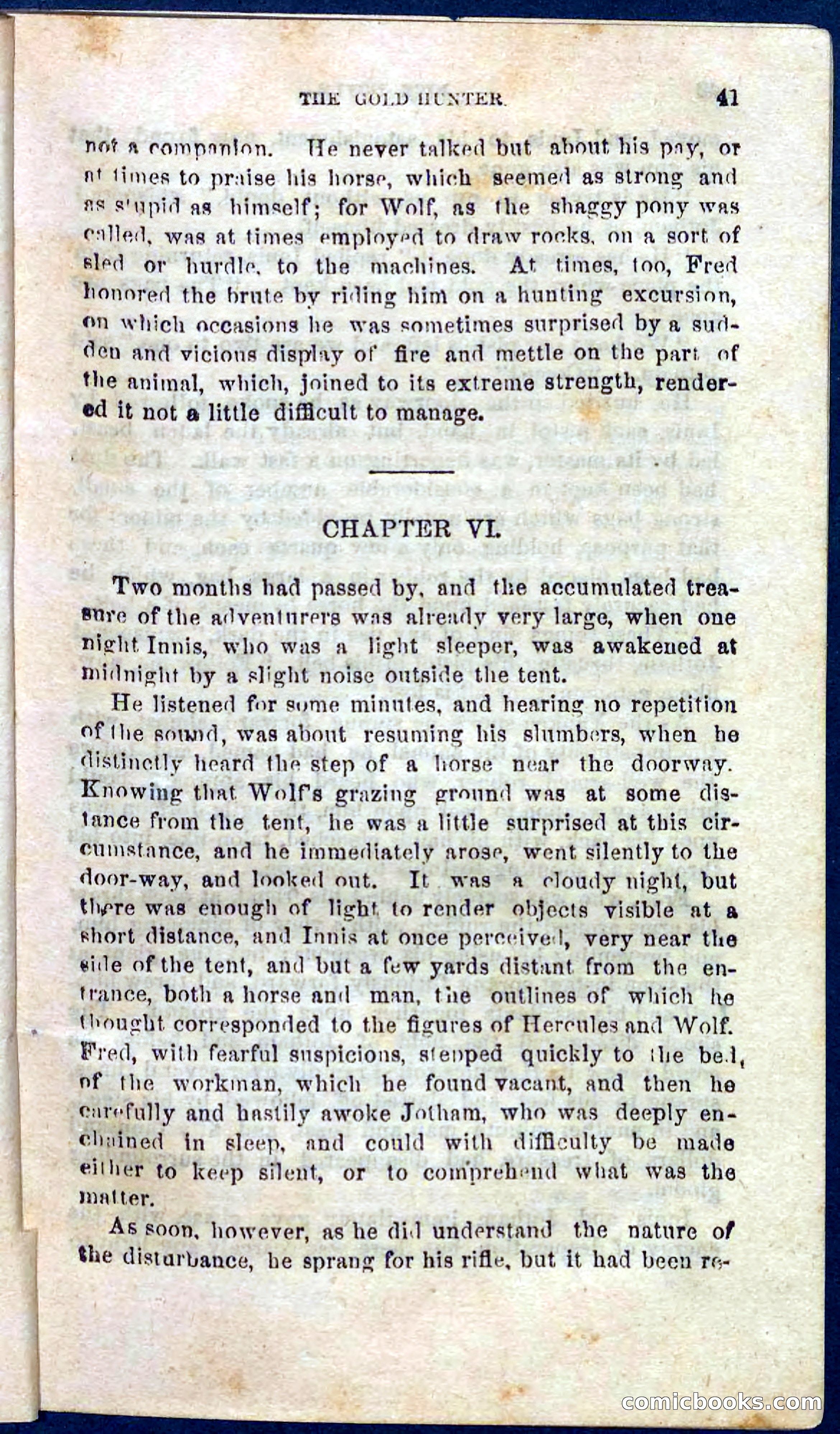Beadle's Pocket Novels No. 105: Nick Doyle, Gold-Hunter — page 37 of 100