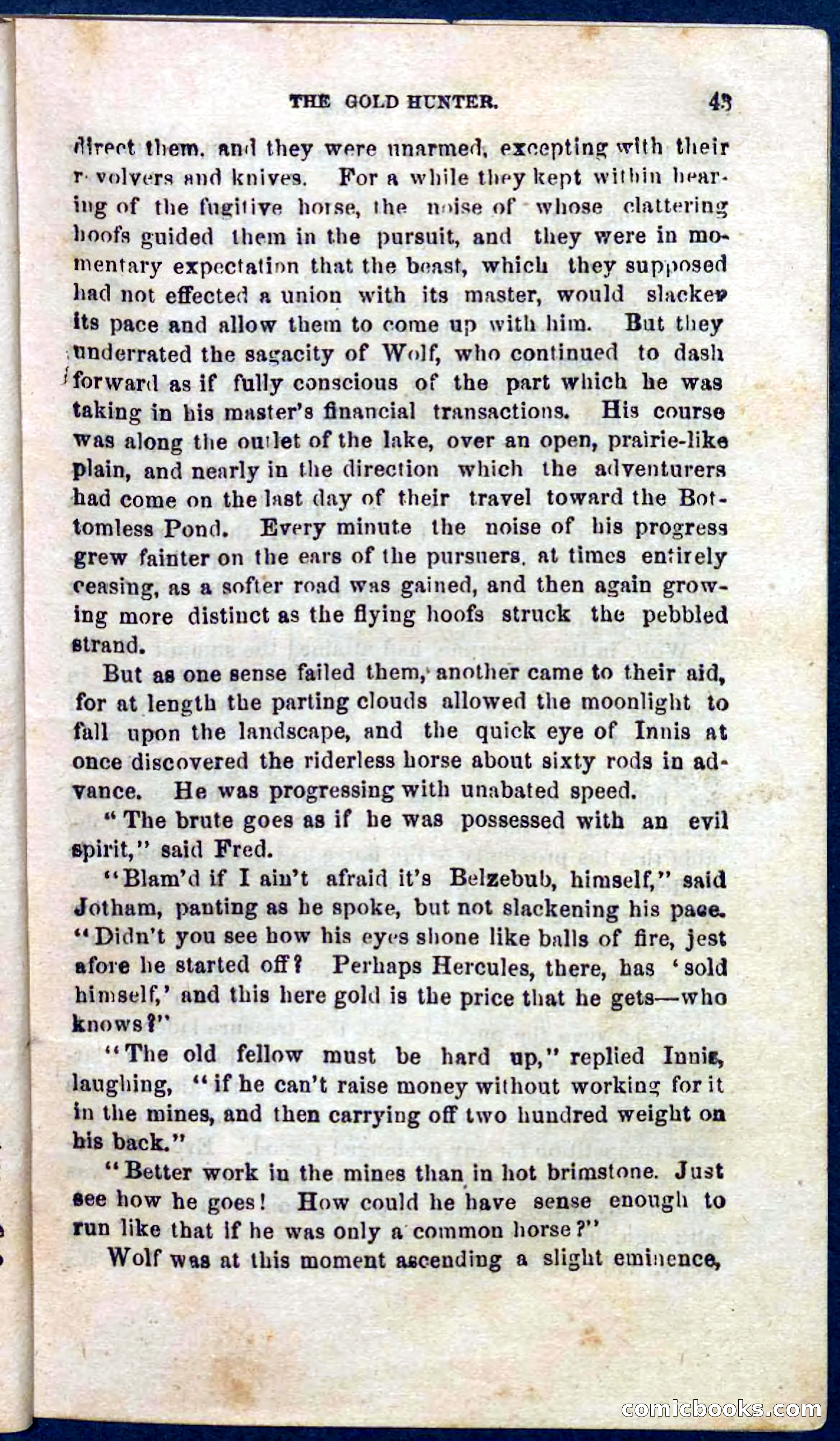 Beadle's Pocket Novels No. 105: Nick Doyle, Gold-Hunter — page 39 of 100