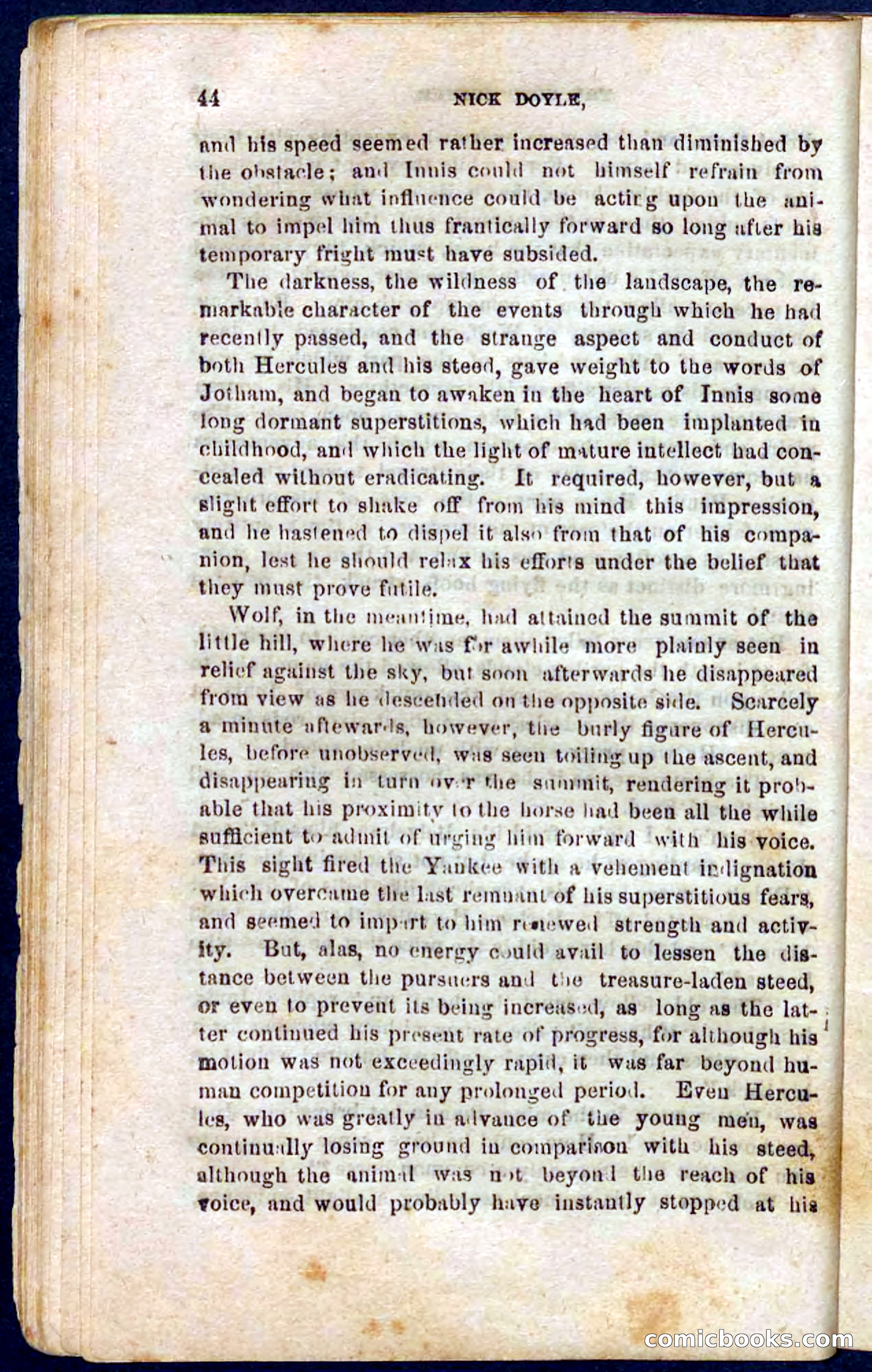 Beadle's Pocket Novels No. 105: Nick Doyle, Gold-Hunter — page 40 of 100