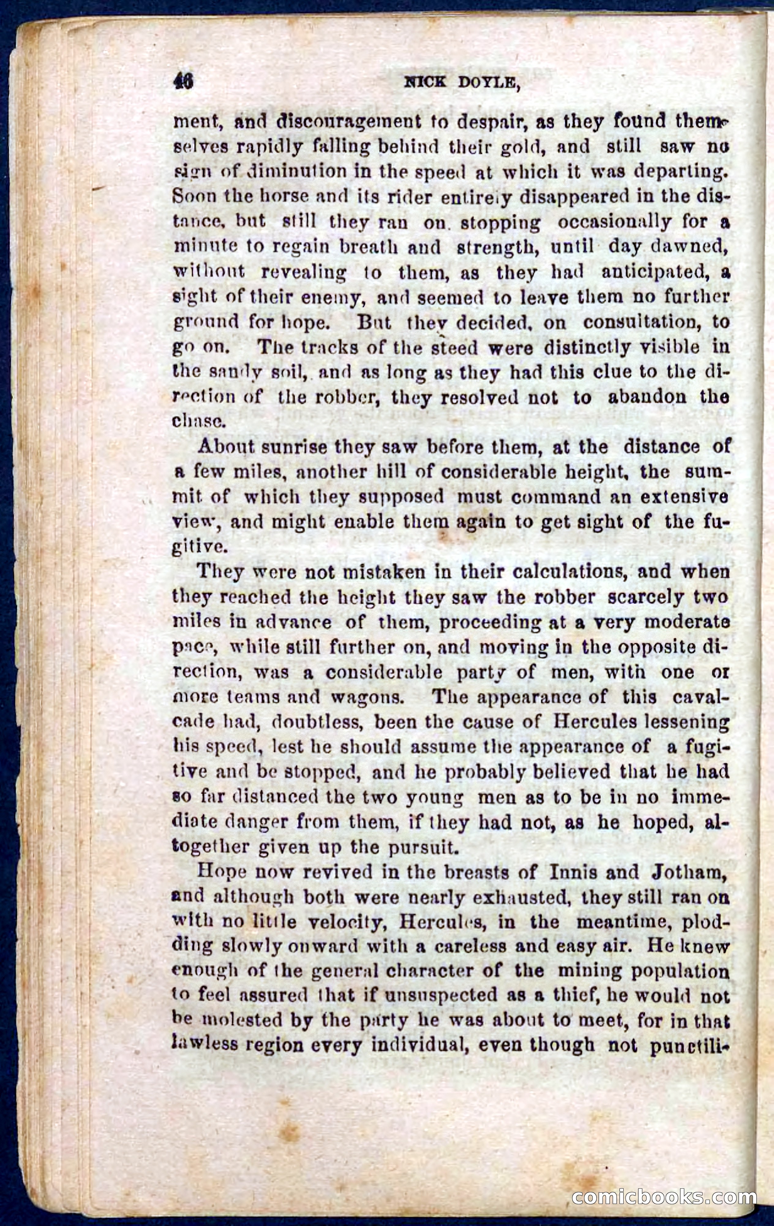 Beadle's Pocket Novels No. 105: Nick Doyle, Gold-Hunter — page 42 of 100