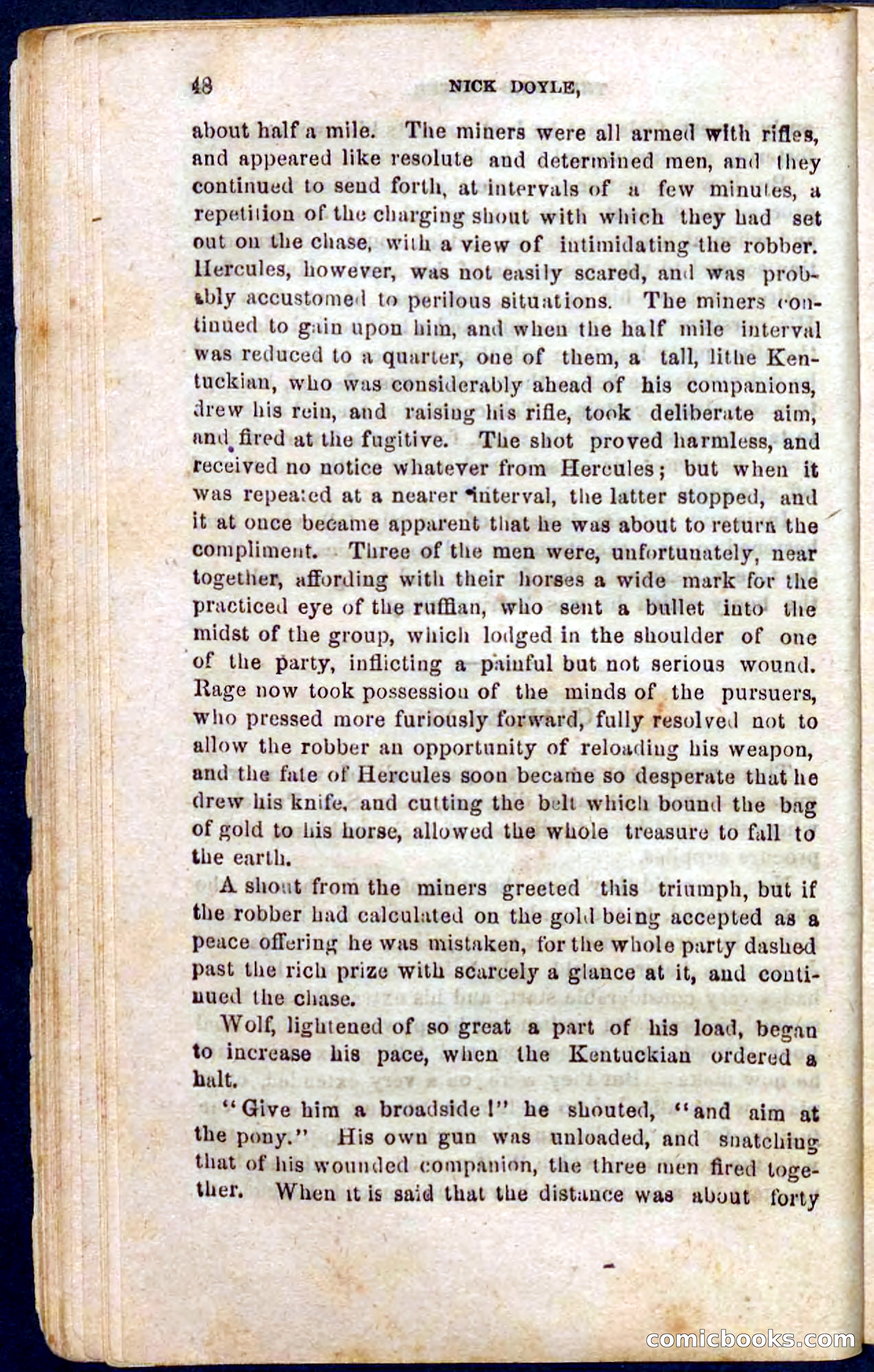Beadle's Pocket Novels No. 105: Nick Doyle, Gold-Hunter — page 44 of 100