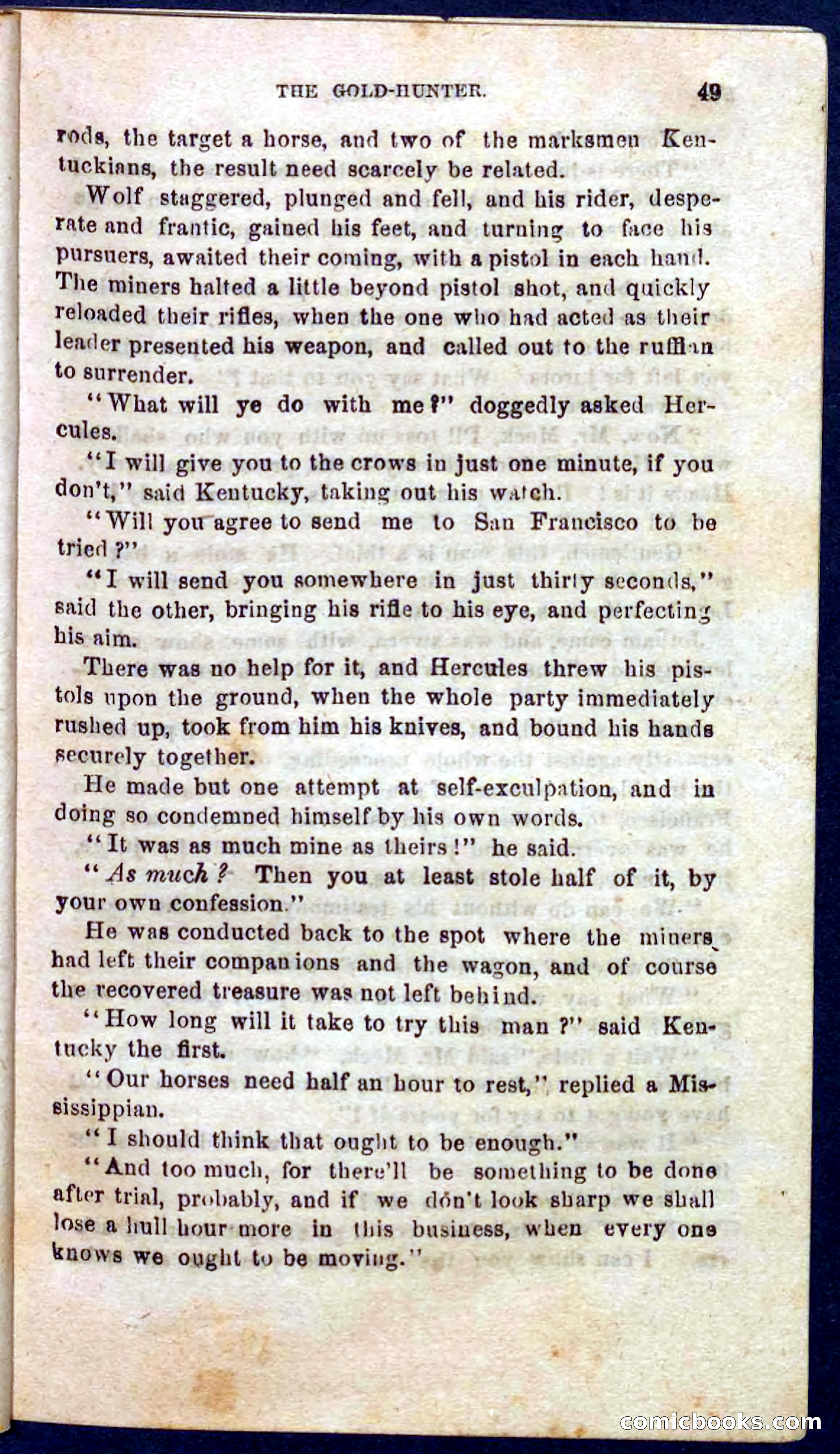 Beadle's Pocket Novels No. 105: Nick Doyle, Gold-Hunter — page 45 of 100