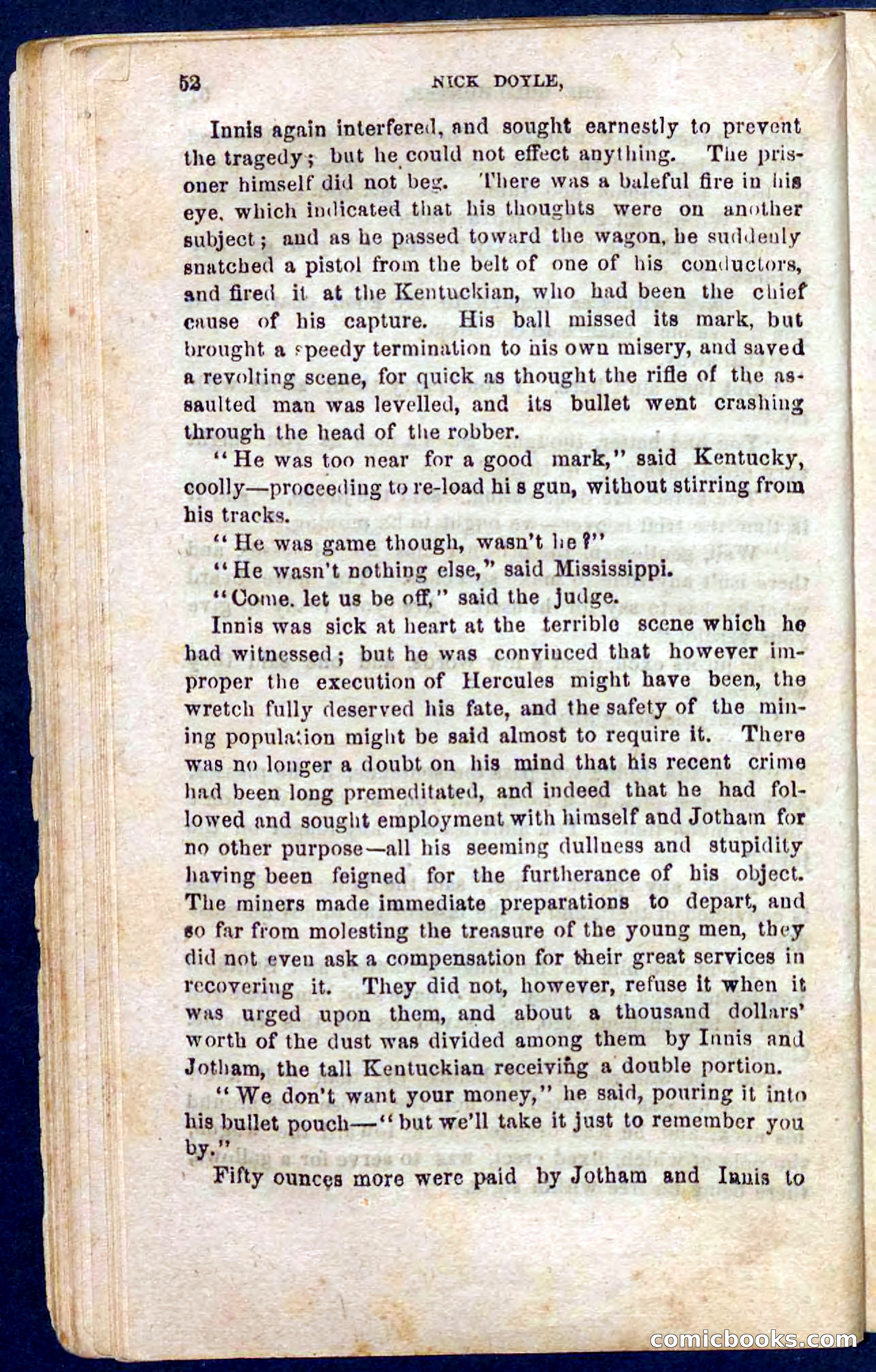 Beadle's Pocket Novels No. 105: Nick Doyle, Gold-Hunter — page 48 of 100