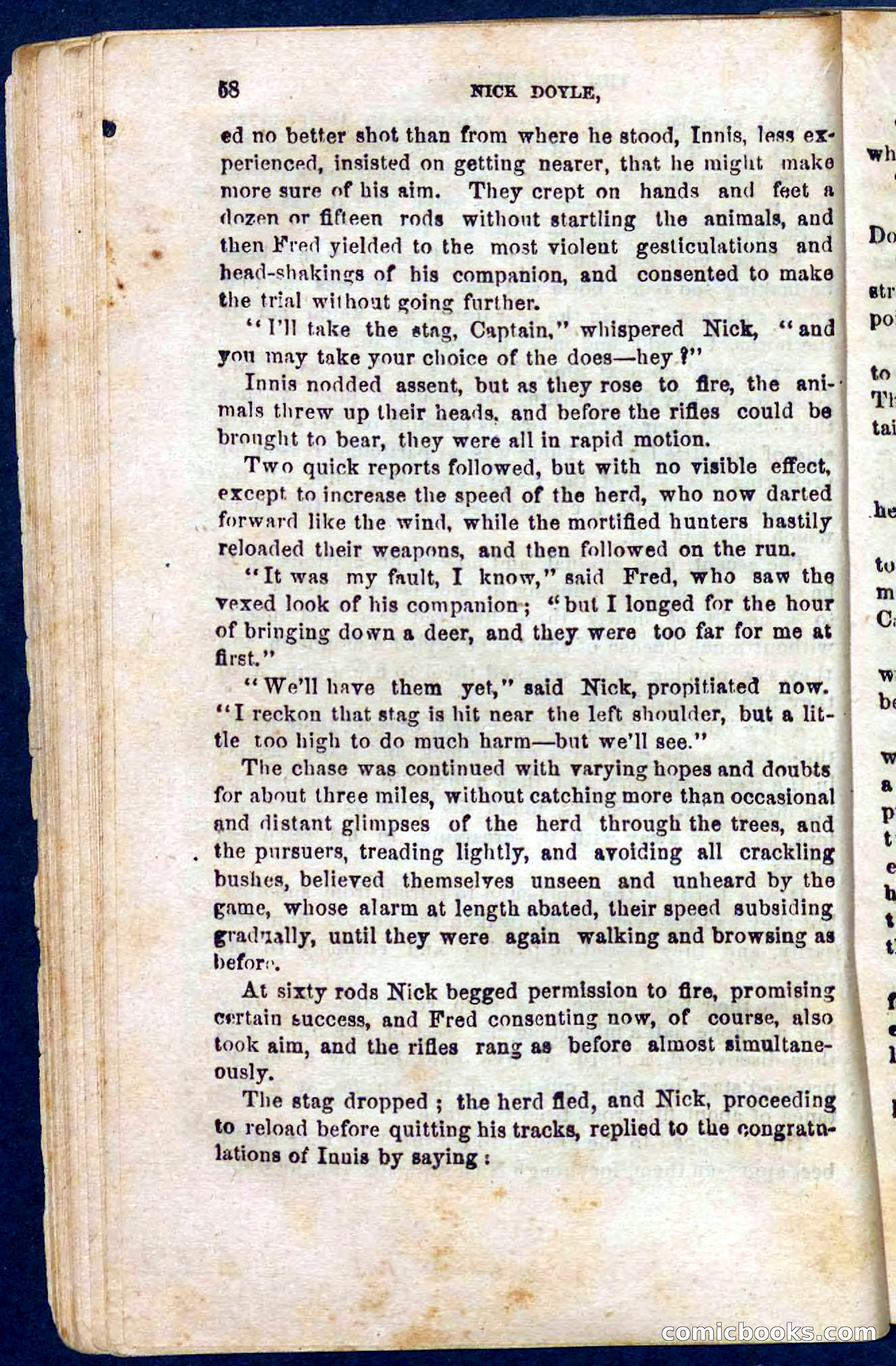Beadle's Pocket Novels No. 105: Nick Doyle, Gold-Hunter — page 54 of 100