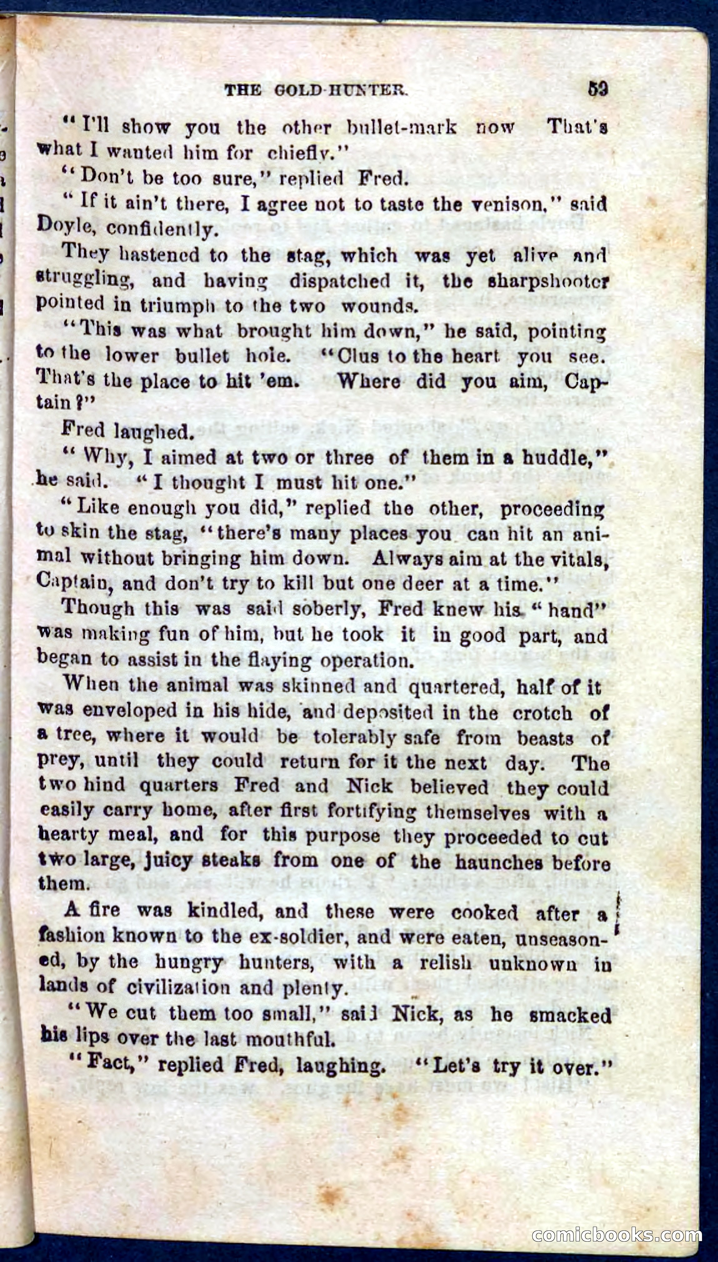 Beadle's Pocket Novels No. 105: Nick Doyle, Gold-Hunter — page 55 of 100