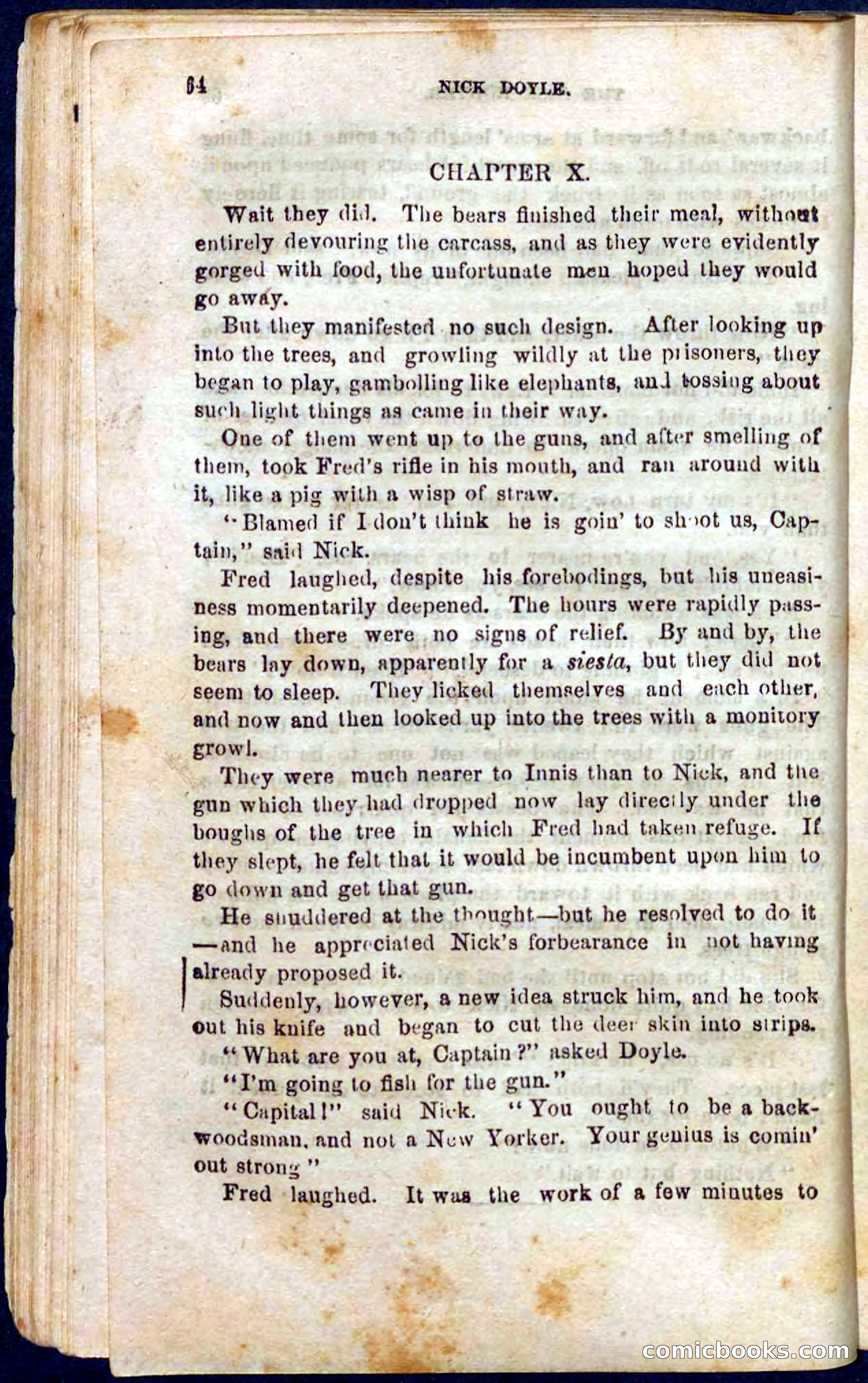 Beadle's Pocket Novels No. 105: Nick Doyle, Gold-Hunter — page 60 of 100