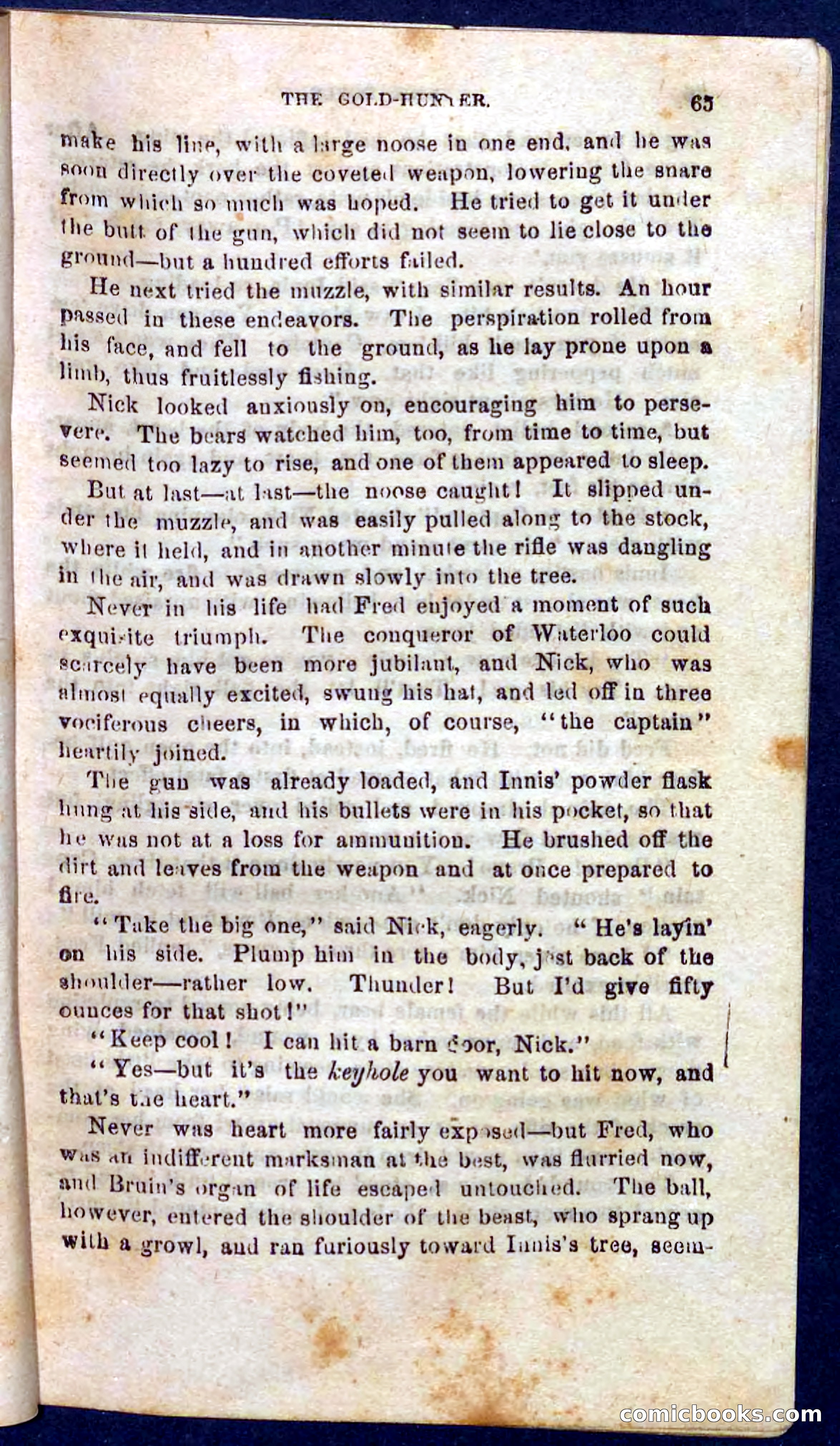 Beadle's Pocket Novels No. 105: Nick Doyle, Gold-Hunter — page 61 of 100