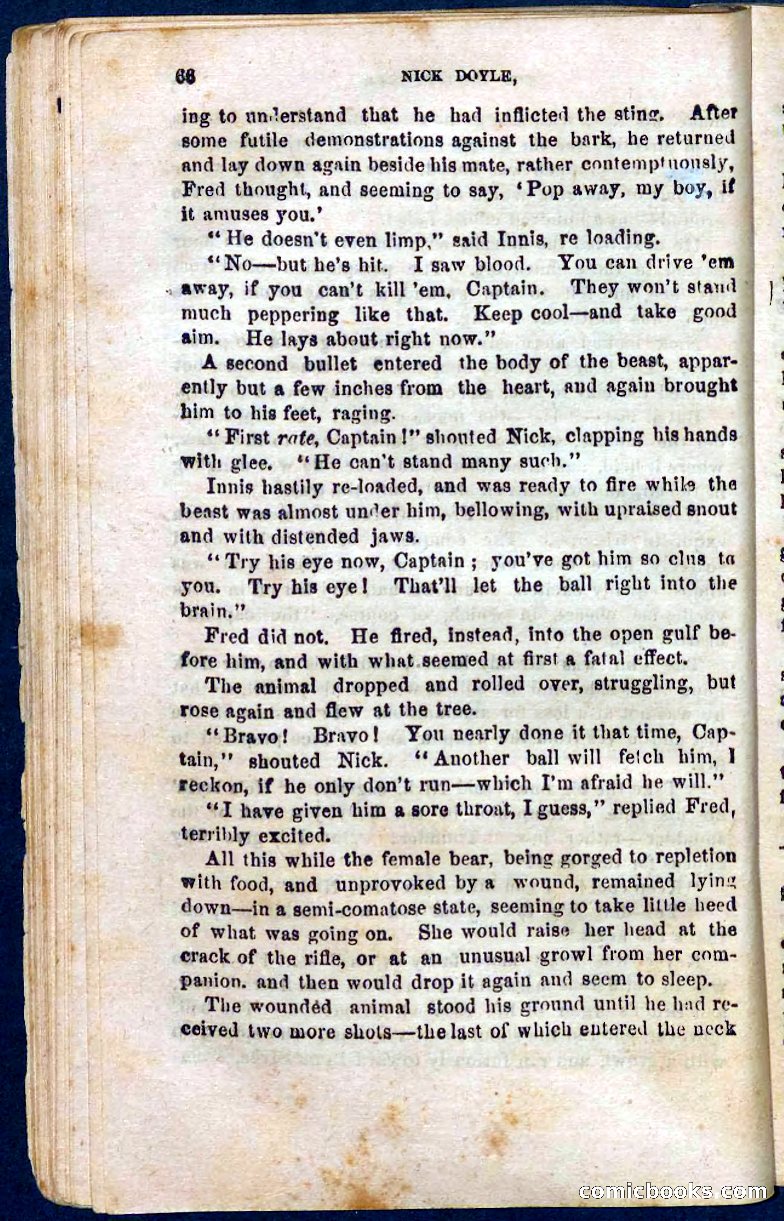 Beadle's Pocket Novels No. 105: Nick Doyle, Gold-Hunter — page 62 of 100