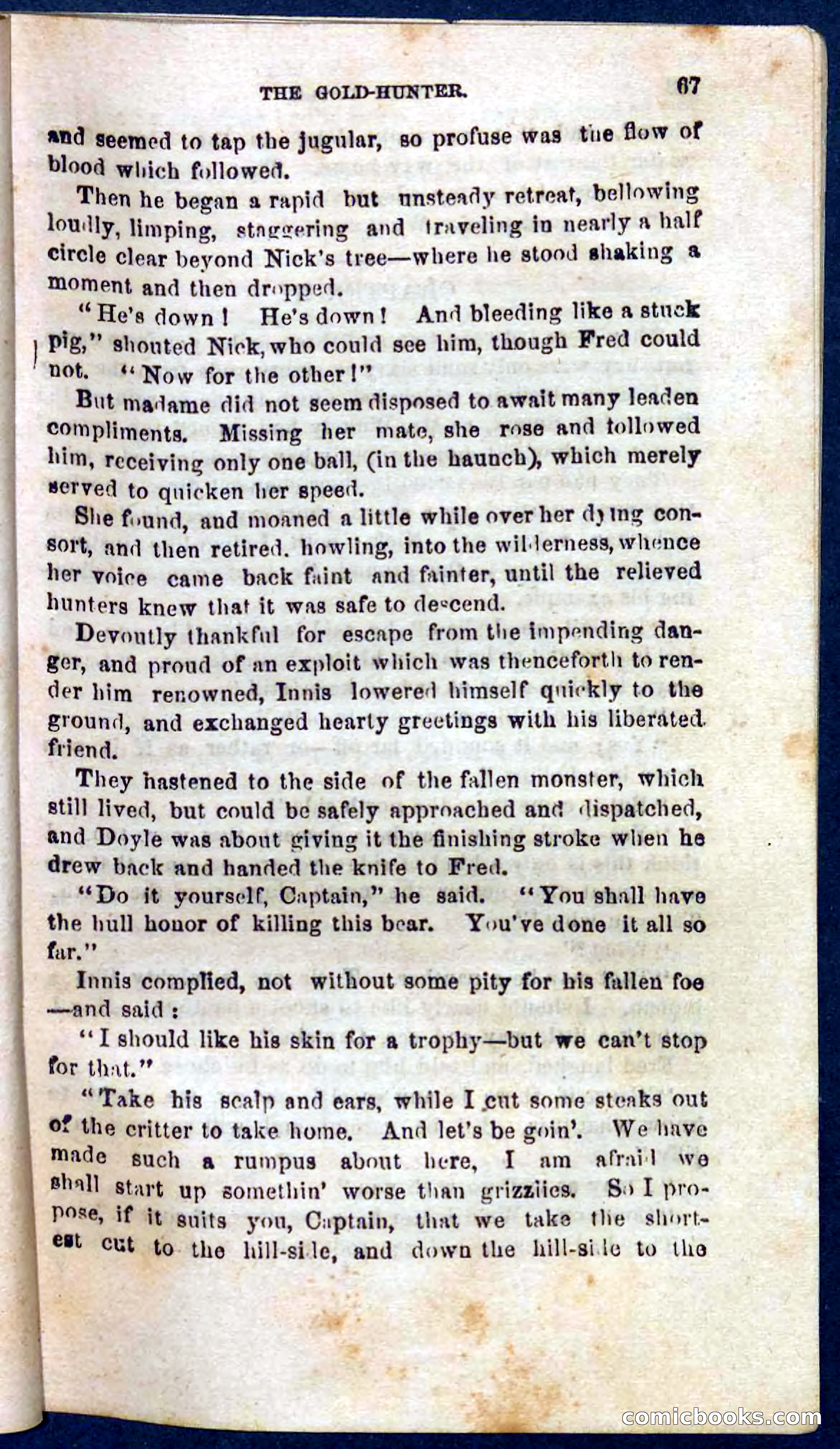 Beadle's Pocket Novels No. 105: Nick Doyle, Gold-Hunter — page 63 of 100