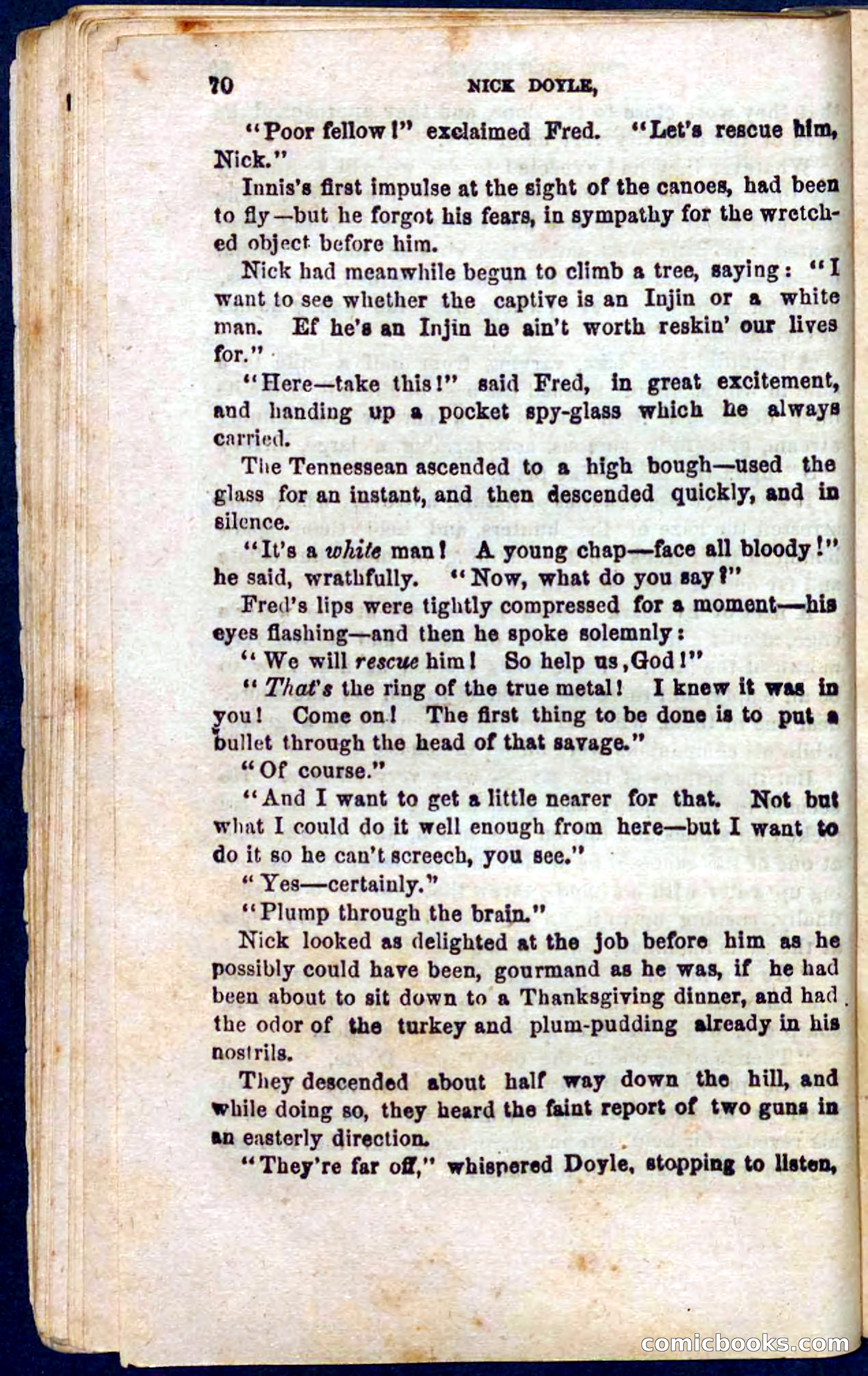 Beadle's Pocket Novels No. 105: Nick Doyle, Gold-Hunter — page 66 of 100