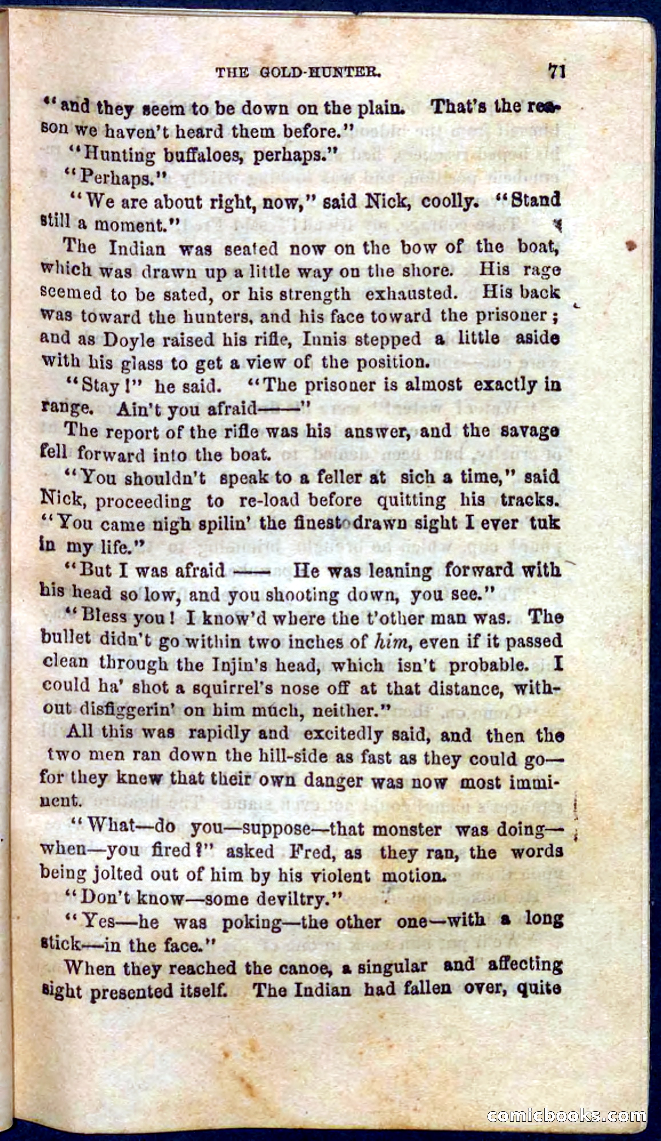 Beadle's Pocket Novels No. 105: Nick Doyle, Gold-Hunter — page 67 of 100