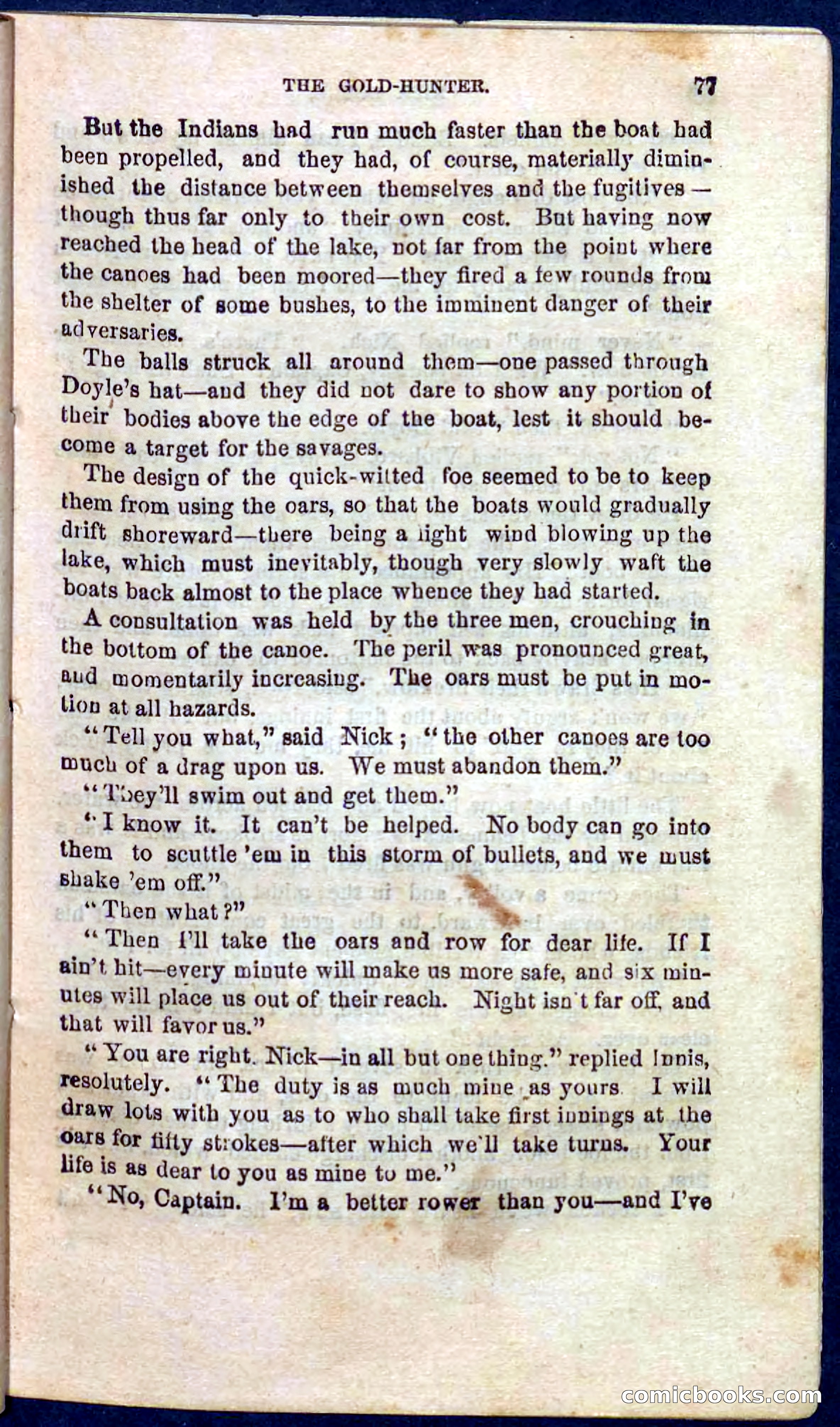 Beadle's Pocket Novels No. 105: Nick Doyle, Gold-Hunter — page 73 of 100