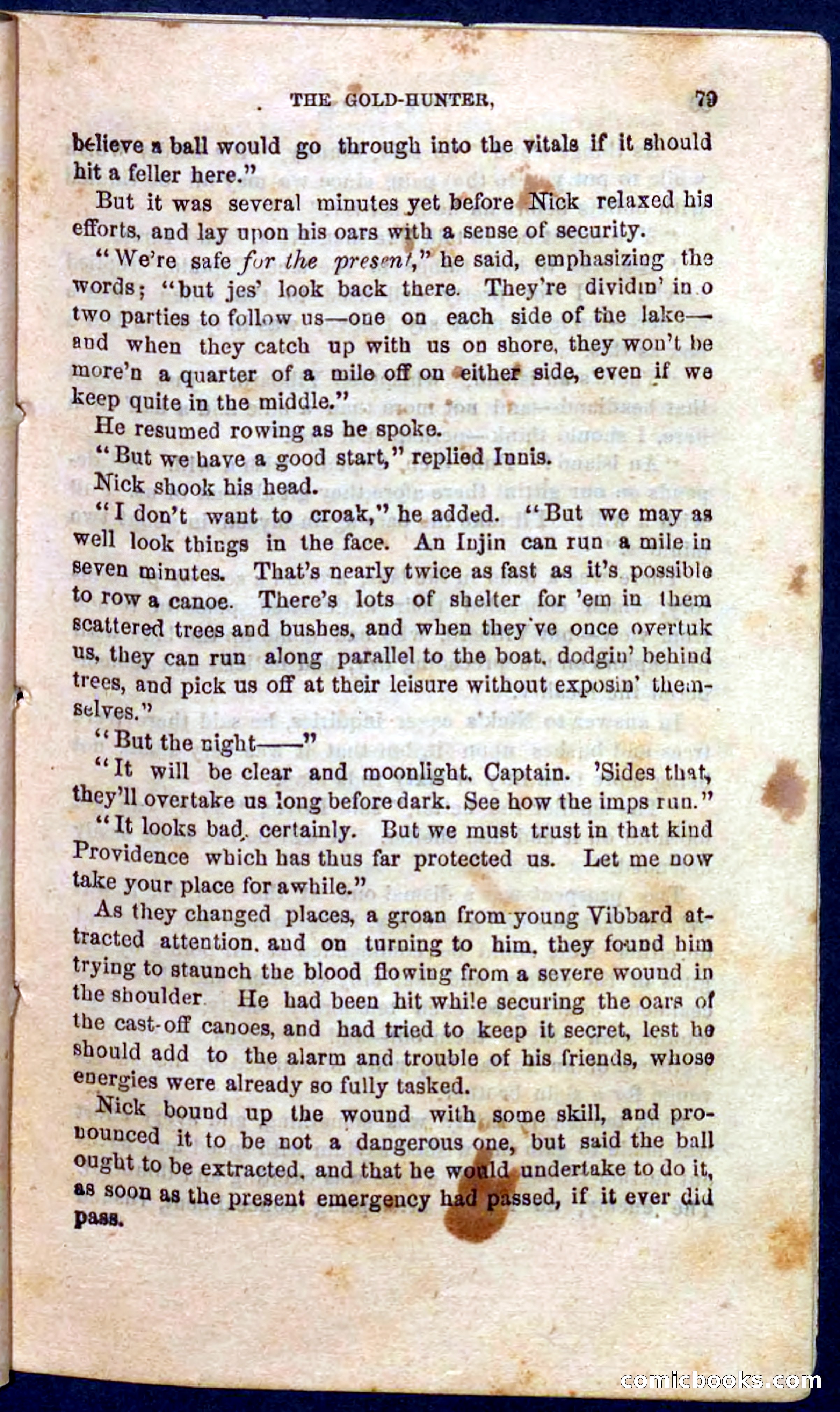 Beadle's Pocket Novels No. 105: Nick Doyle, Gold-Hunter — page 75 of 100