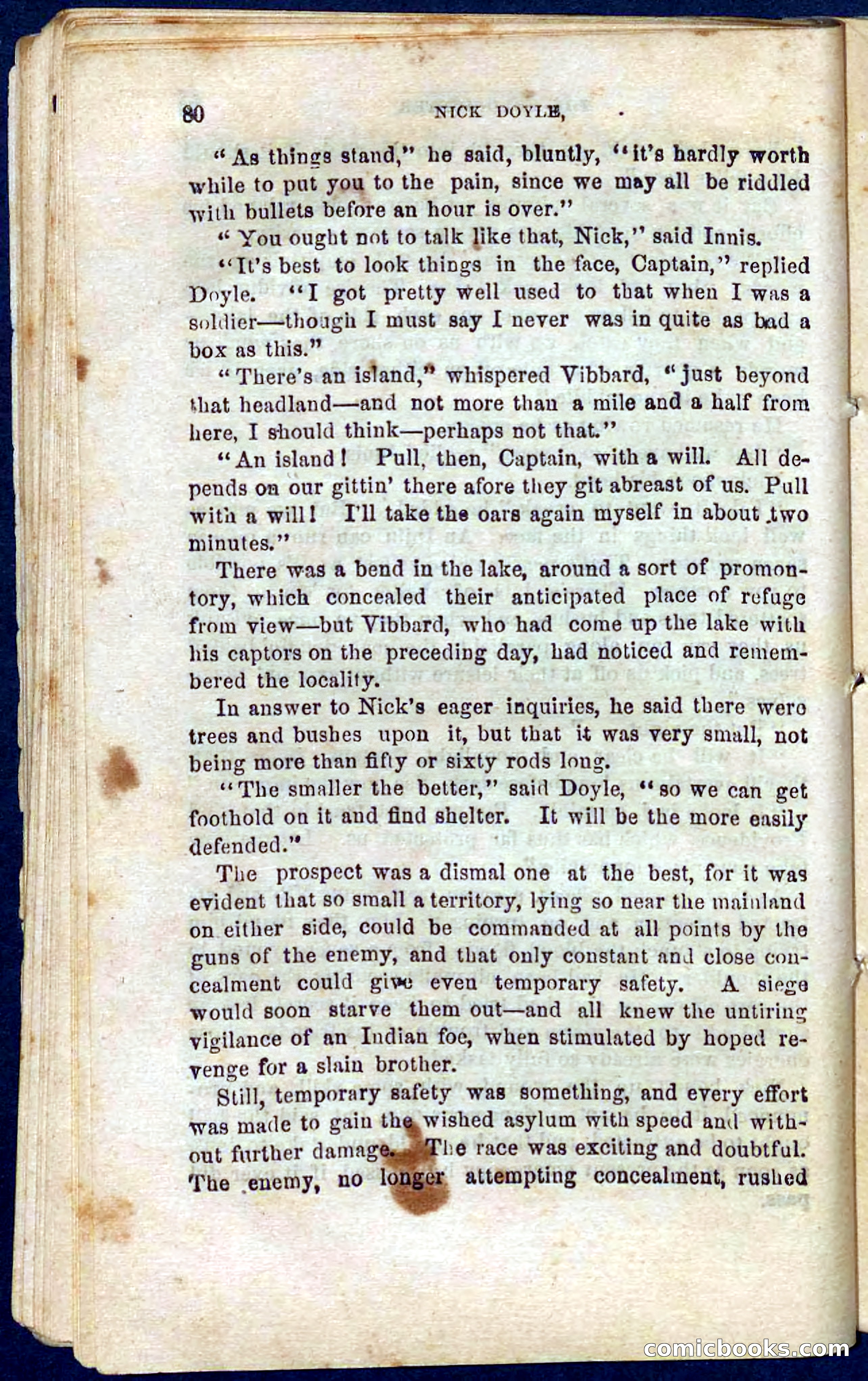 Beadle's Pocket Novels No. 105: Nick Doyle, Gold-Hunter — page 76 of 100