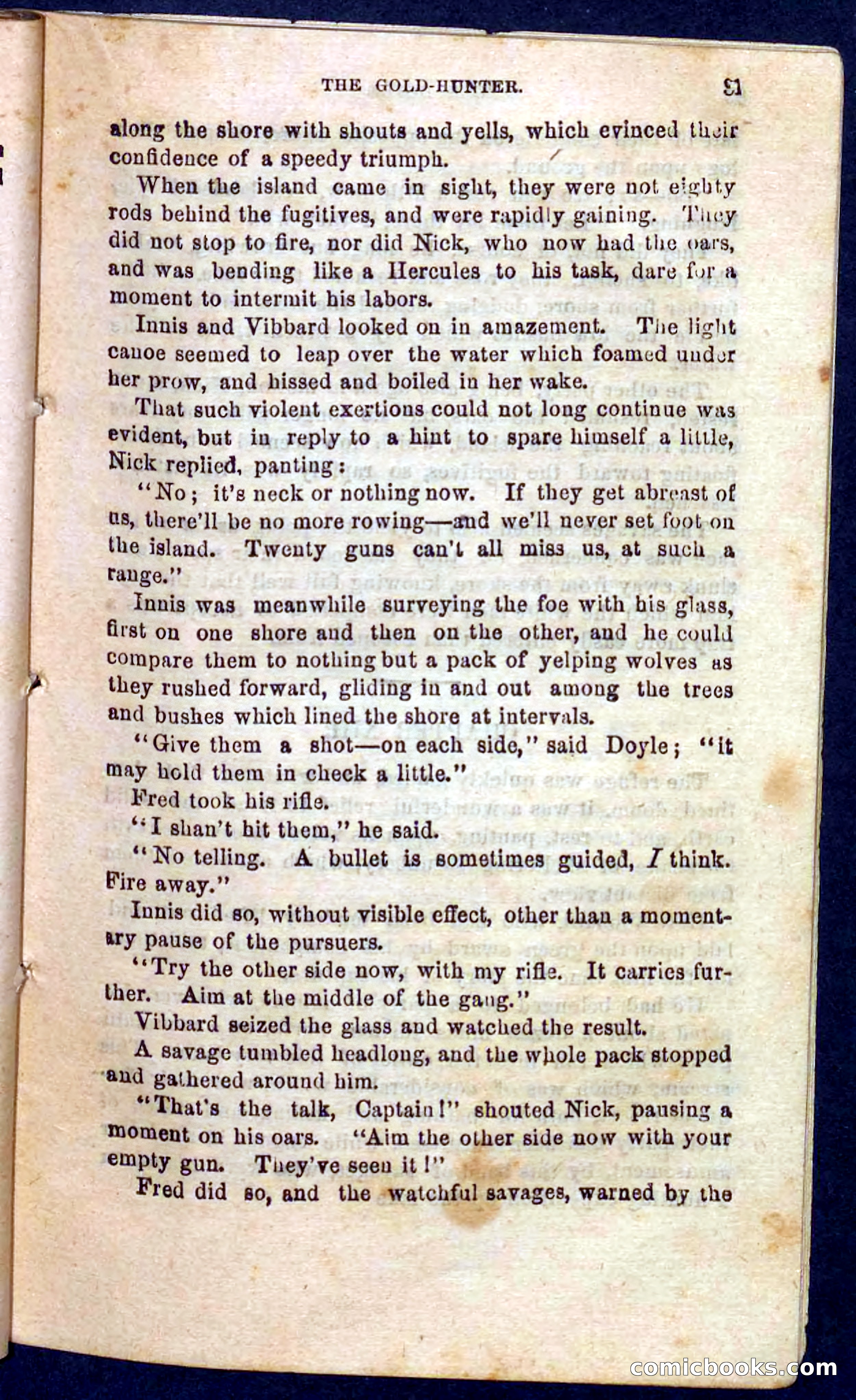 Beadle's Pocket Novels No. 105: Nick Doyle, Gold-Hunter — page 77 of 100