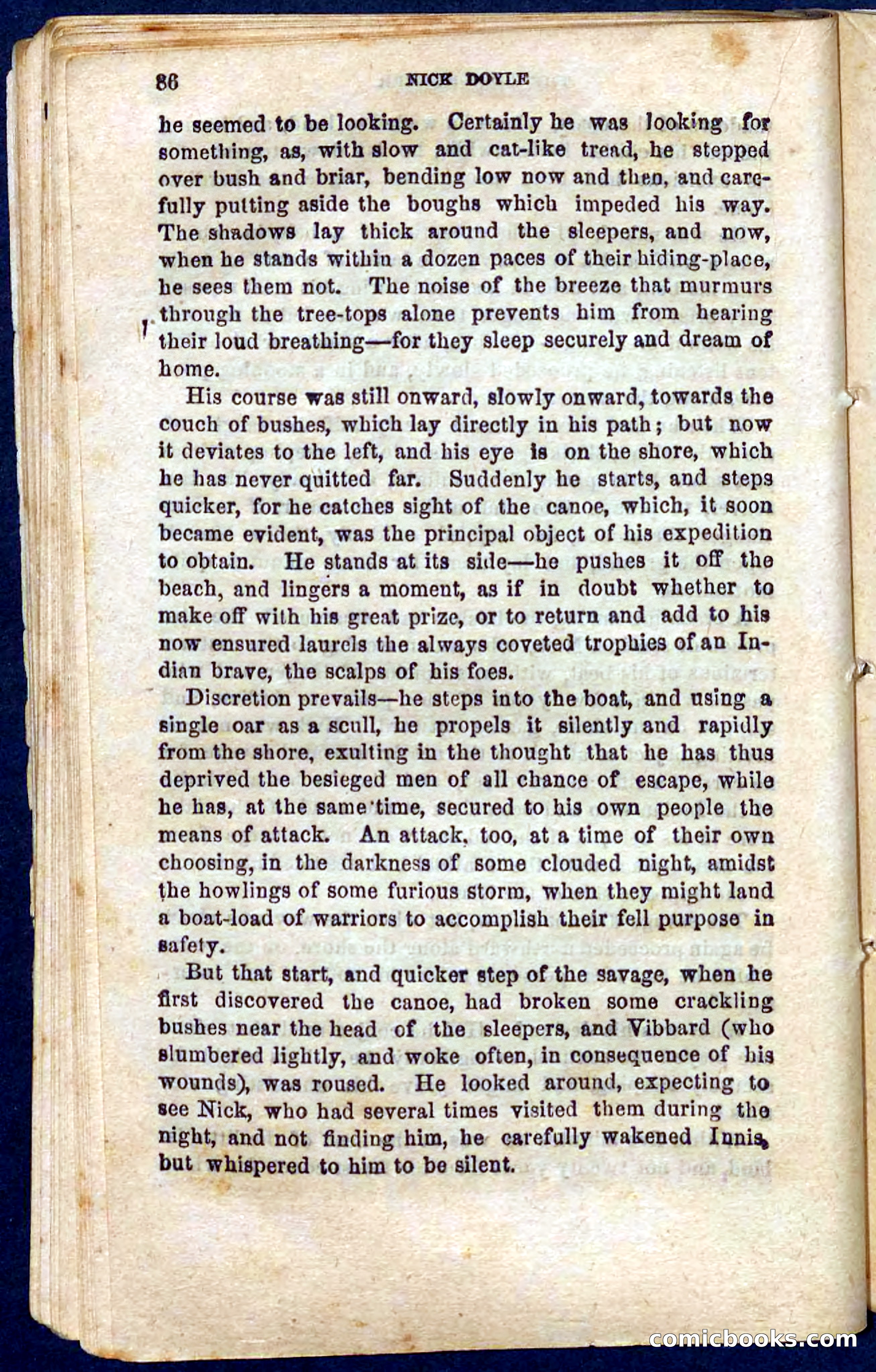 Beadle's Pocket Novels No. 105: Nick Doyle, Gold-Hunter — page 82 of 100