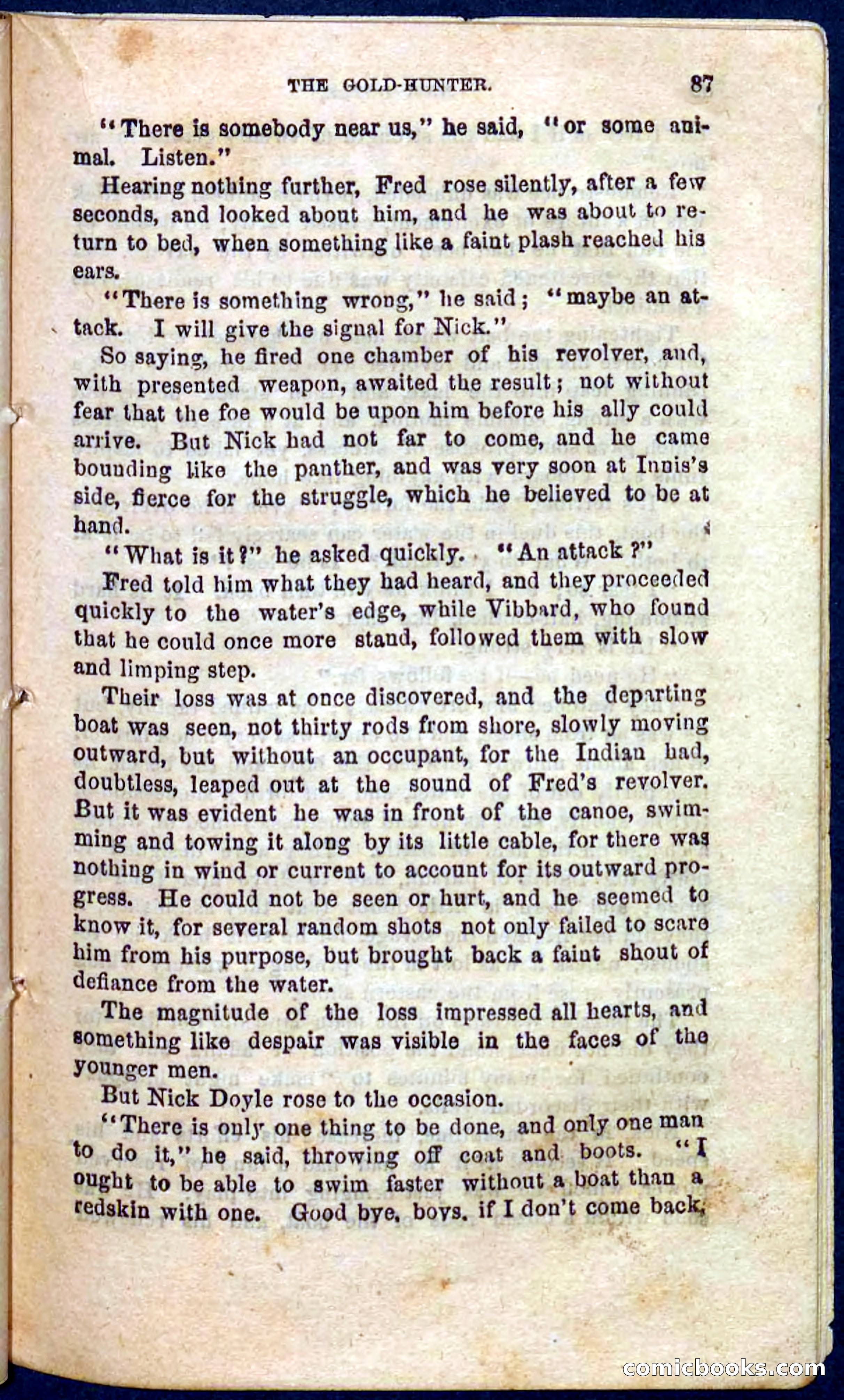 Beadle's Pocket Novels No. 105: Nick Doyle, Gold-Hunter — page 83 of 100