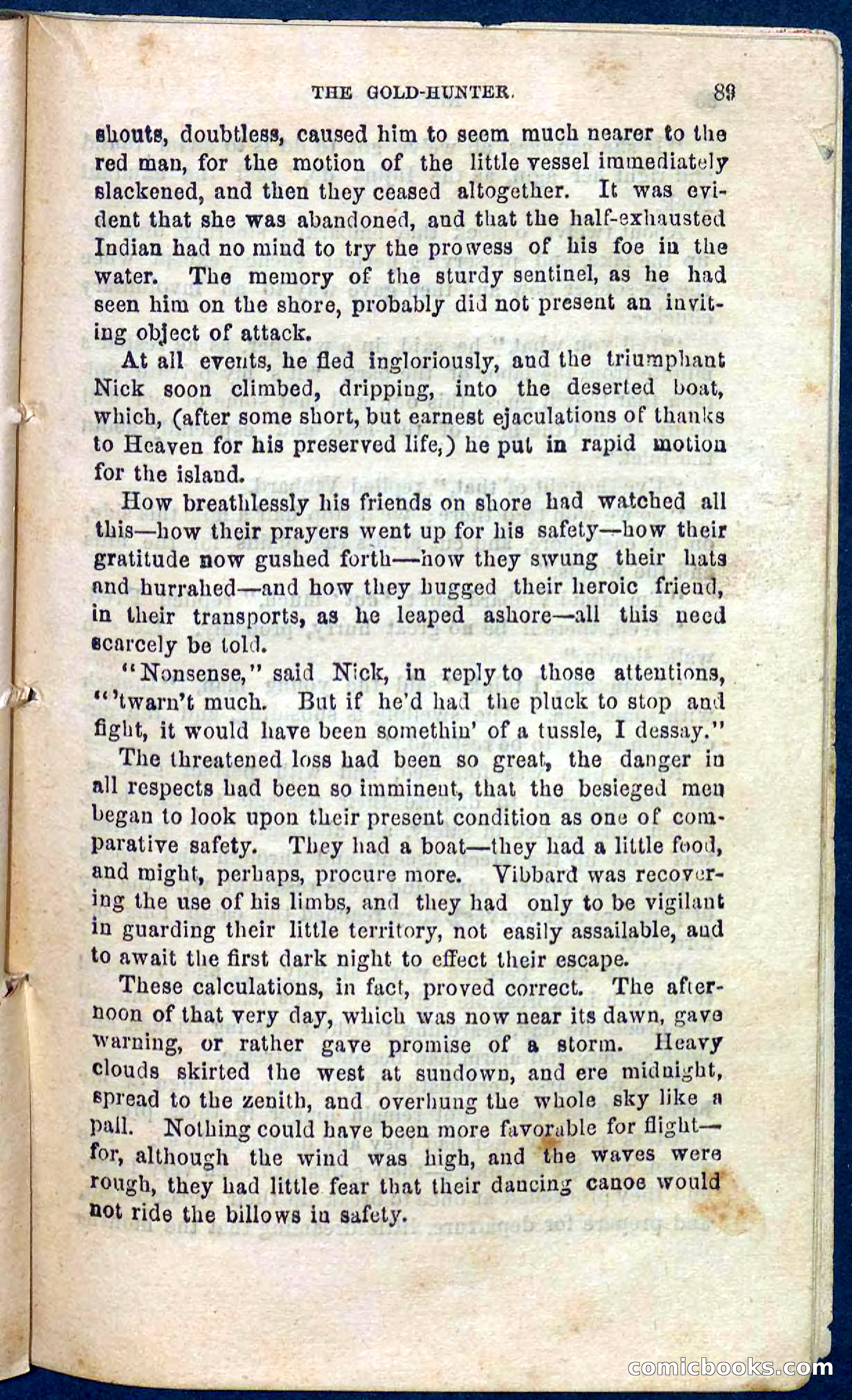 Beadle's Pocket Novels No. 105: Nick Doyle, Gold-Hunter — page 85 of 100
