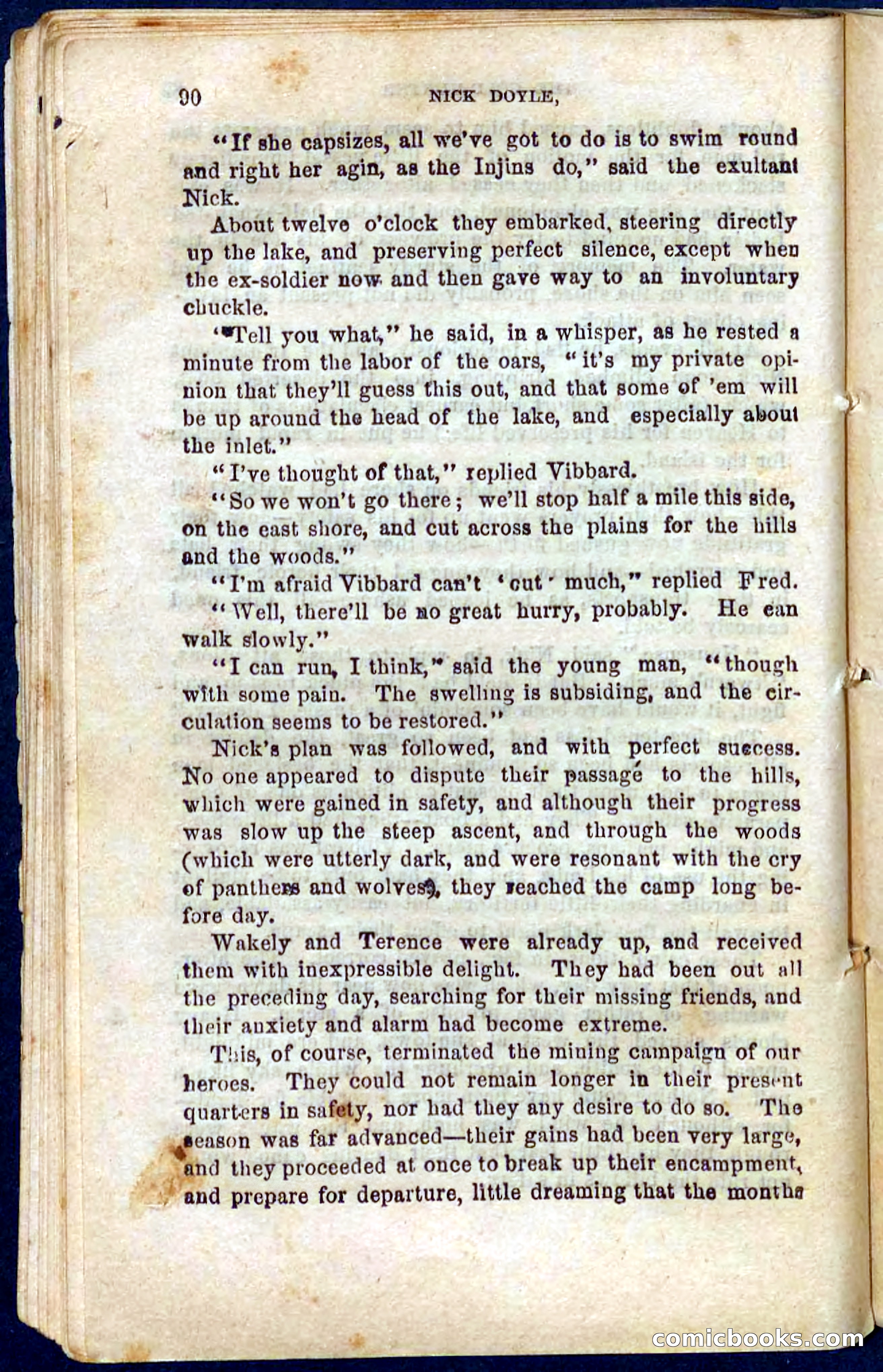 Beadle's Pocket Novels No. 105: Nick Doyle, Gold-Hunter — page 86 of 100