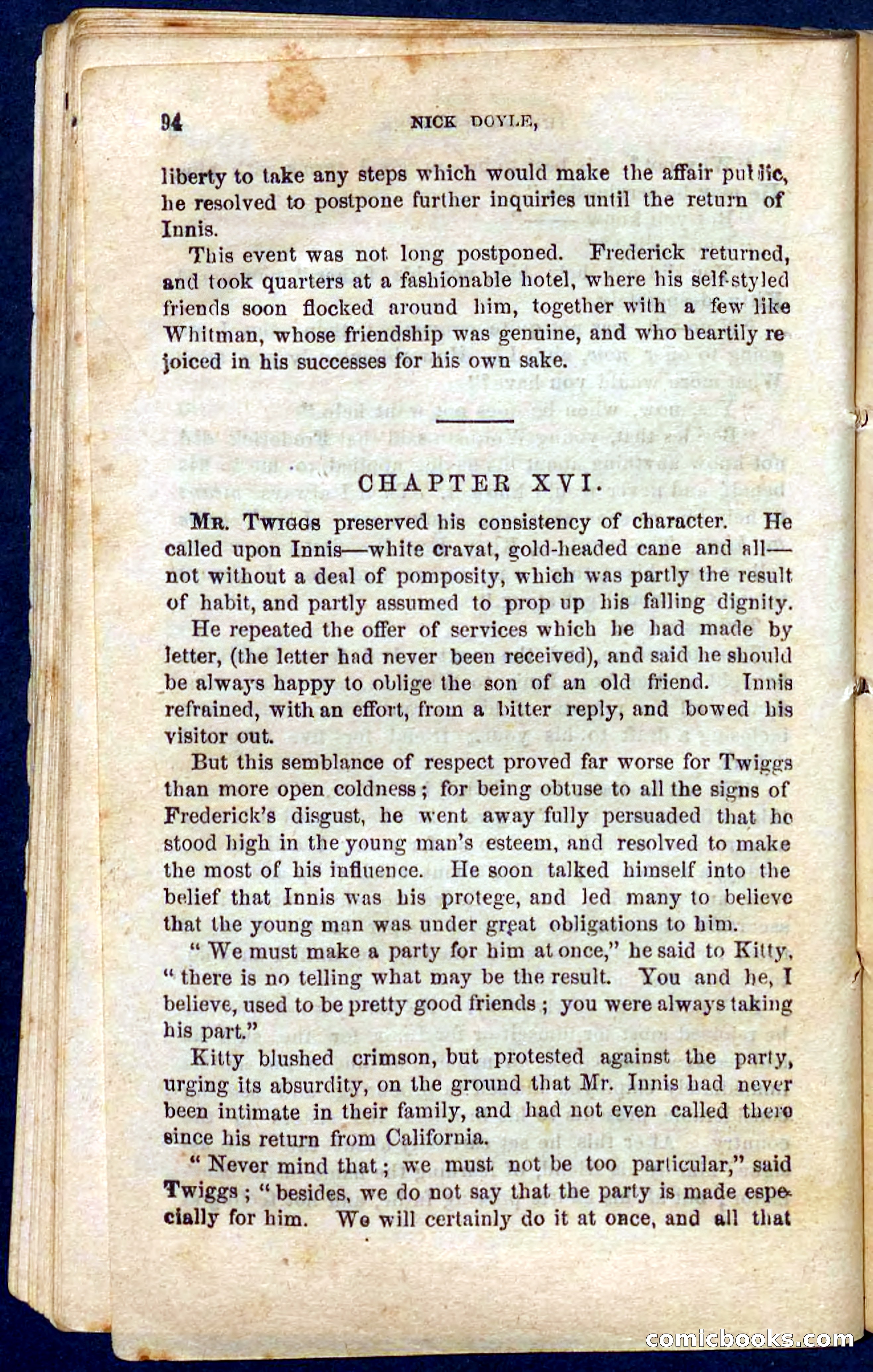 Beadle's Pocket Novels No. 105: Nick Doyle, Gold-Hunter — page 90 of 100