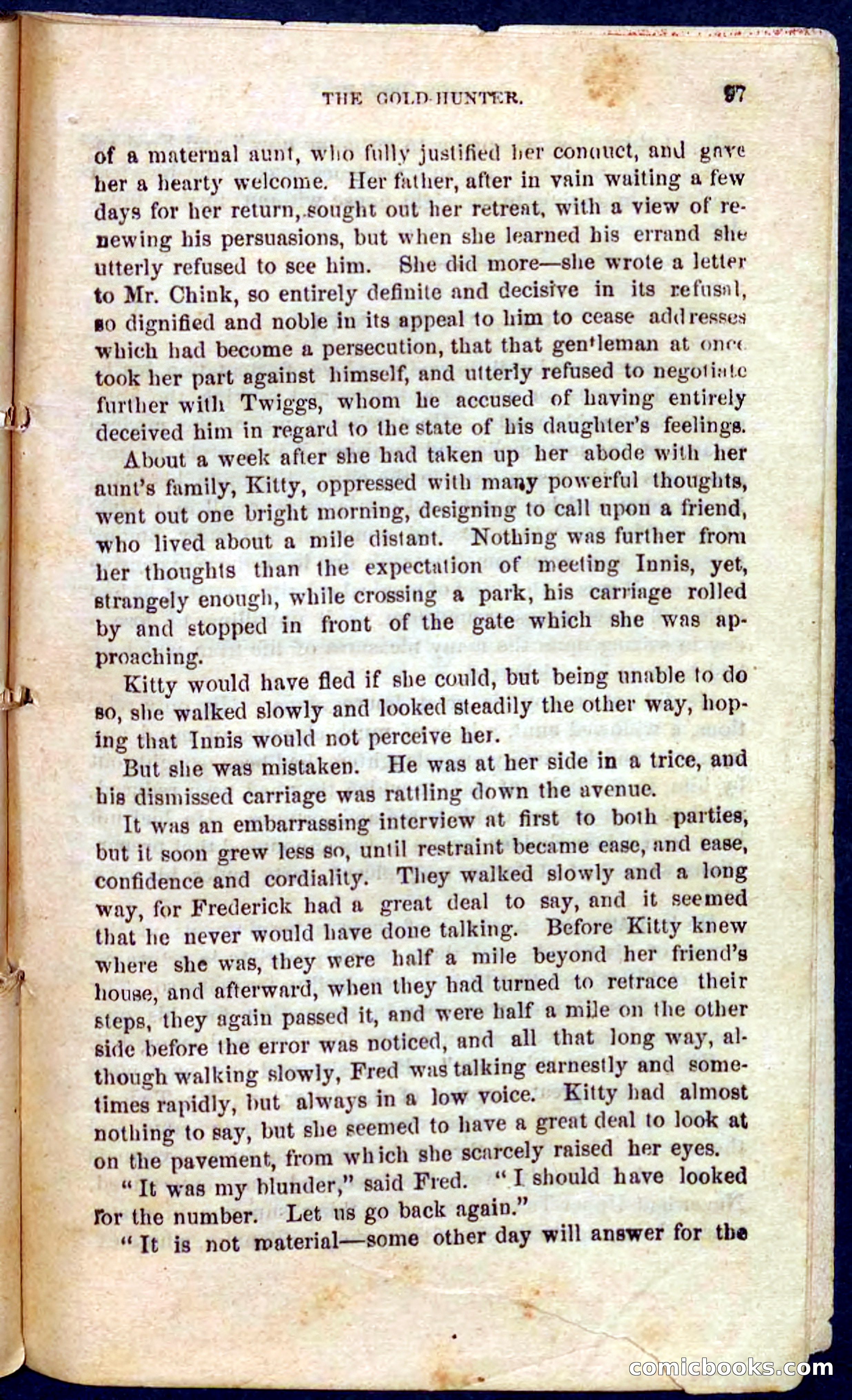 Beadle's Pocket Novels No. 105: Nick Doyle, Gold-Hunter — page 93 of 100