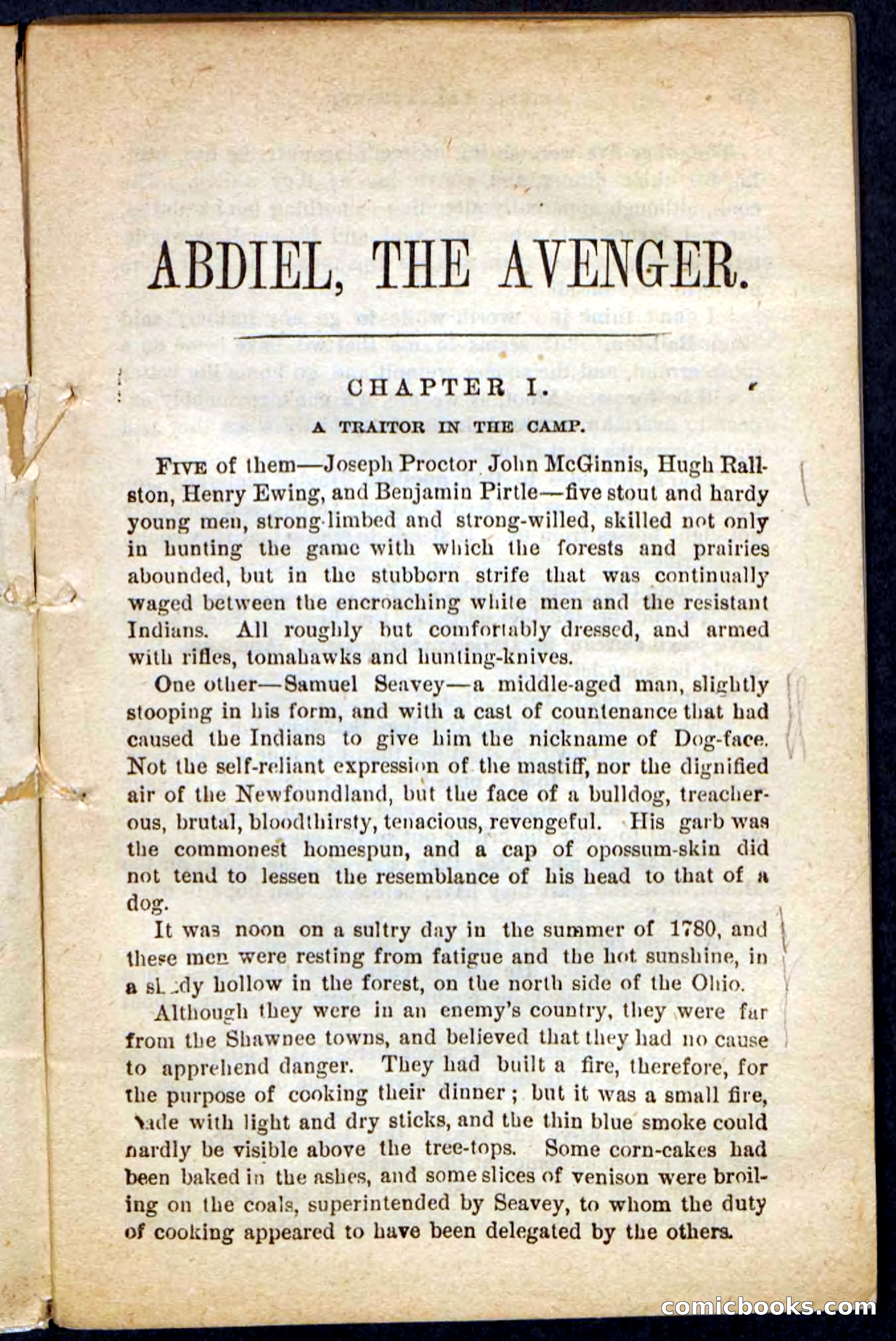 Beadle's Pocket Novels No. 117: Abdiel, the Avenger — page 5 of 100