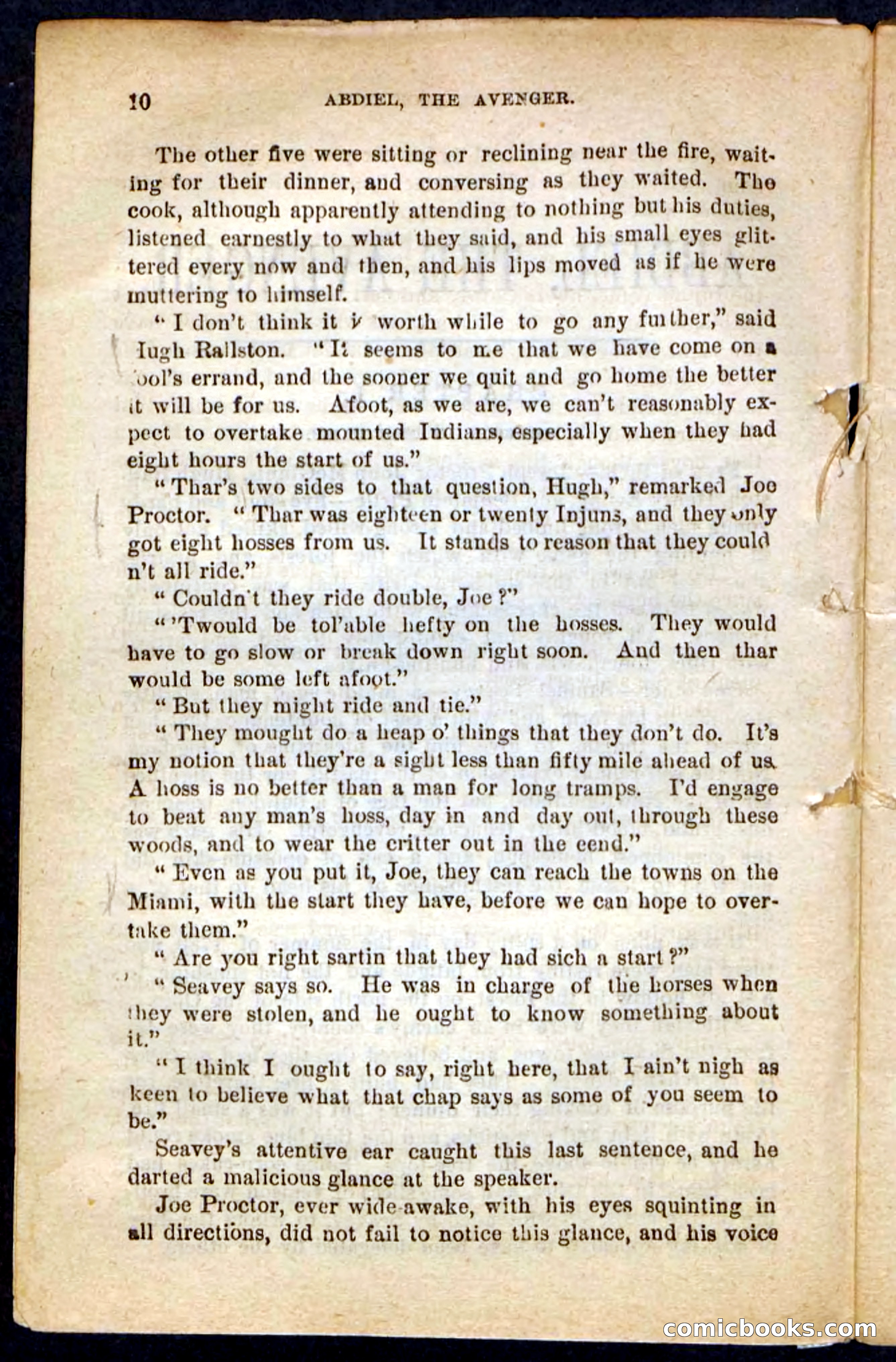 Beadle's Pocket Novels No. 117: Abdiel, the Avenger — page 6 of 100
