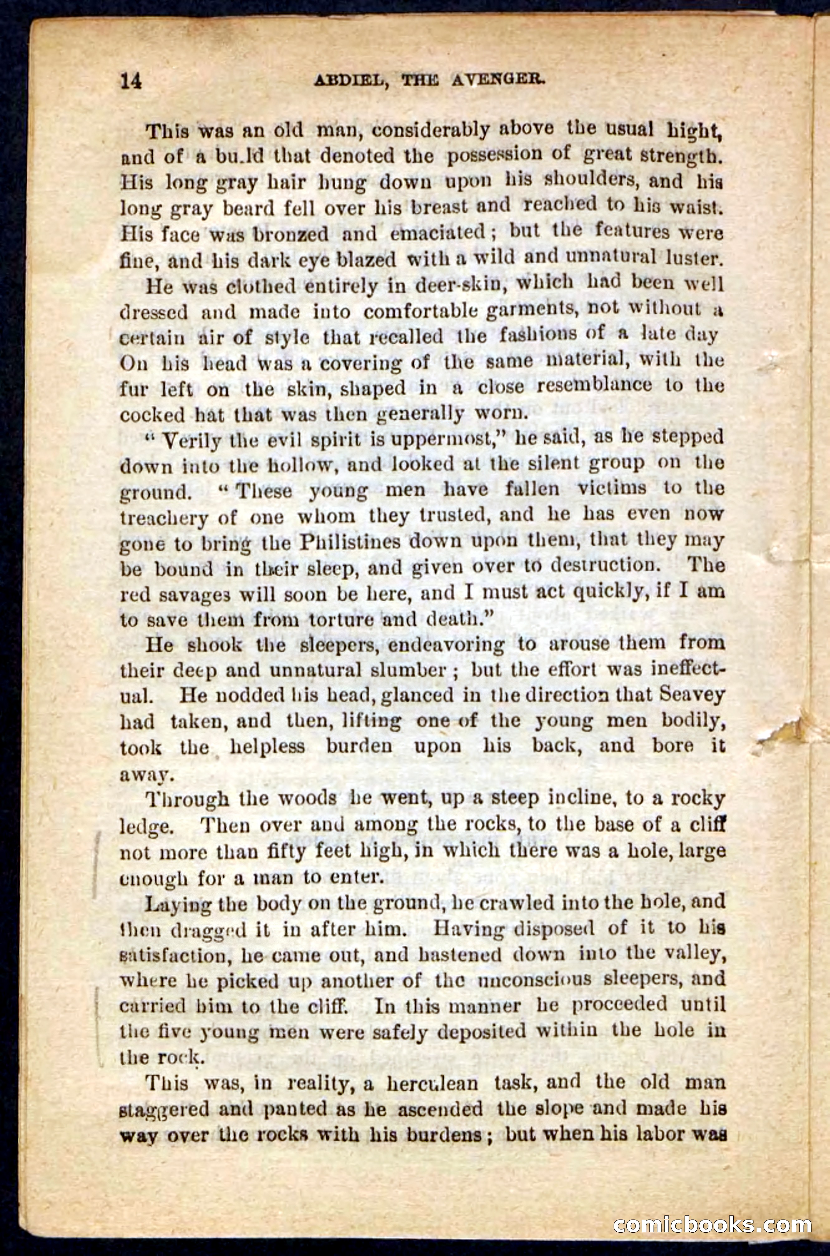 Beadle's Pocket Novels No. 117: Abdiel, the Avenger — page 10 of 100