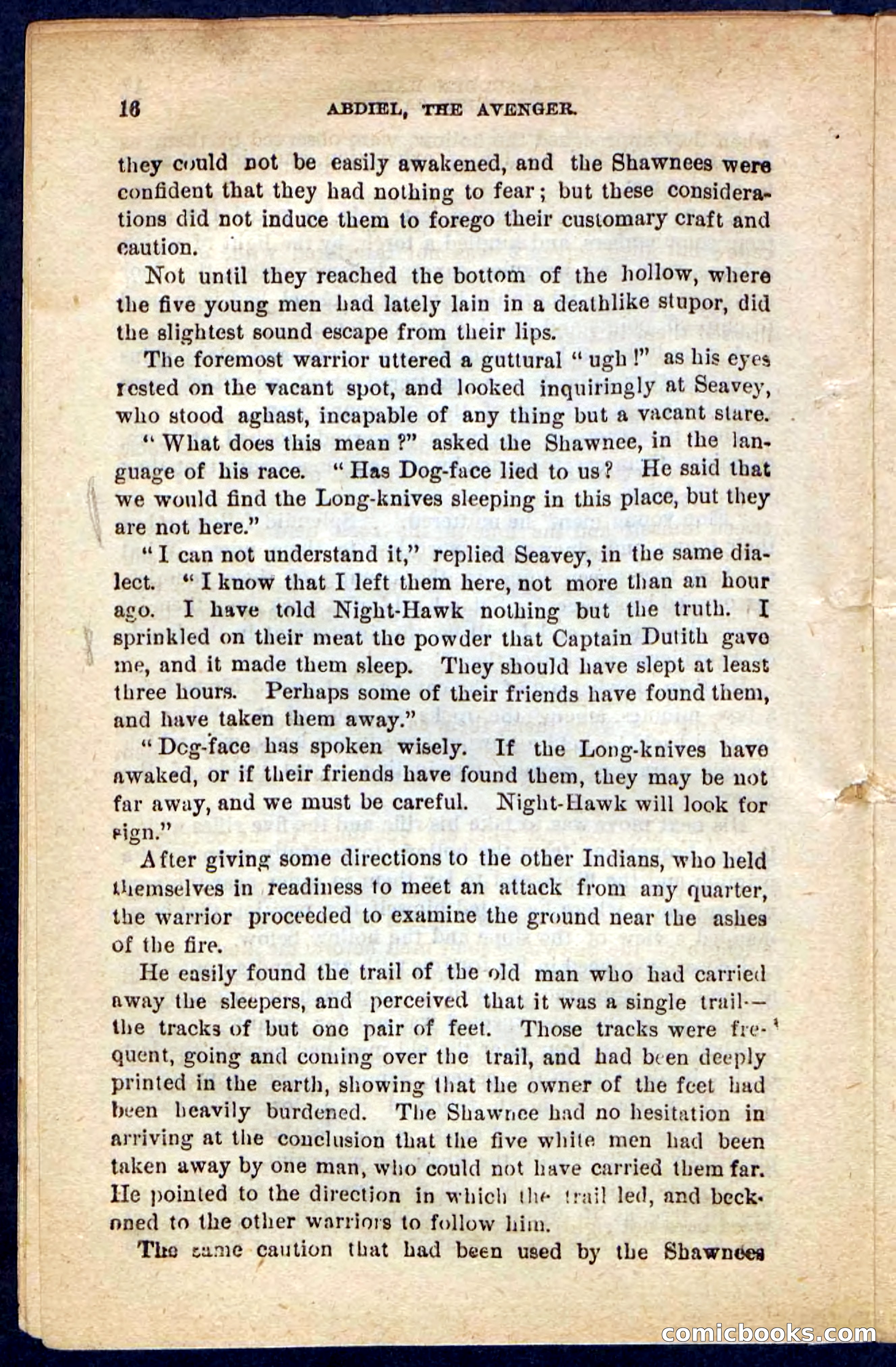 Beadle's Pocket Novels No. 117: Abdiel, the Avenger — page 12 of 100