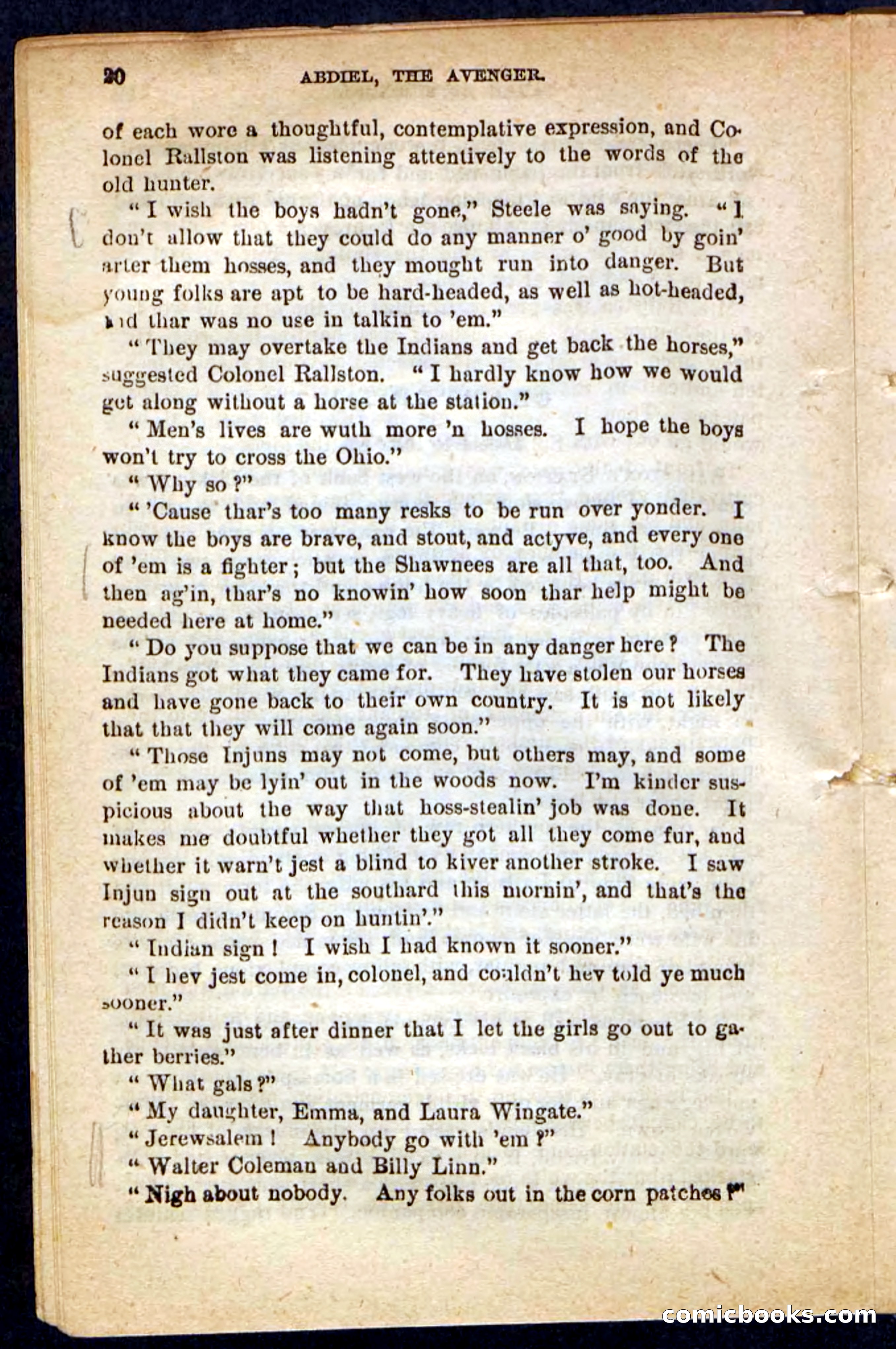 Beadle's Pocket Novels No. 117: Abdiel, the Avenger — page 16 of 100