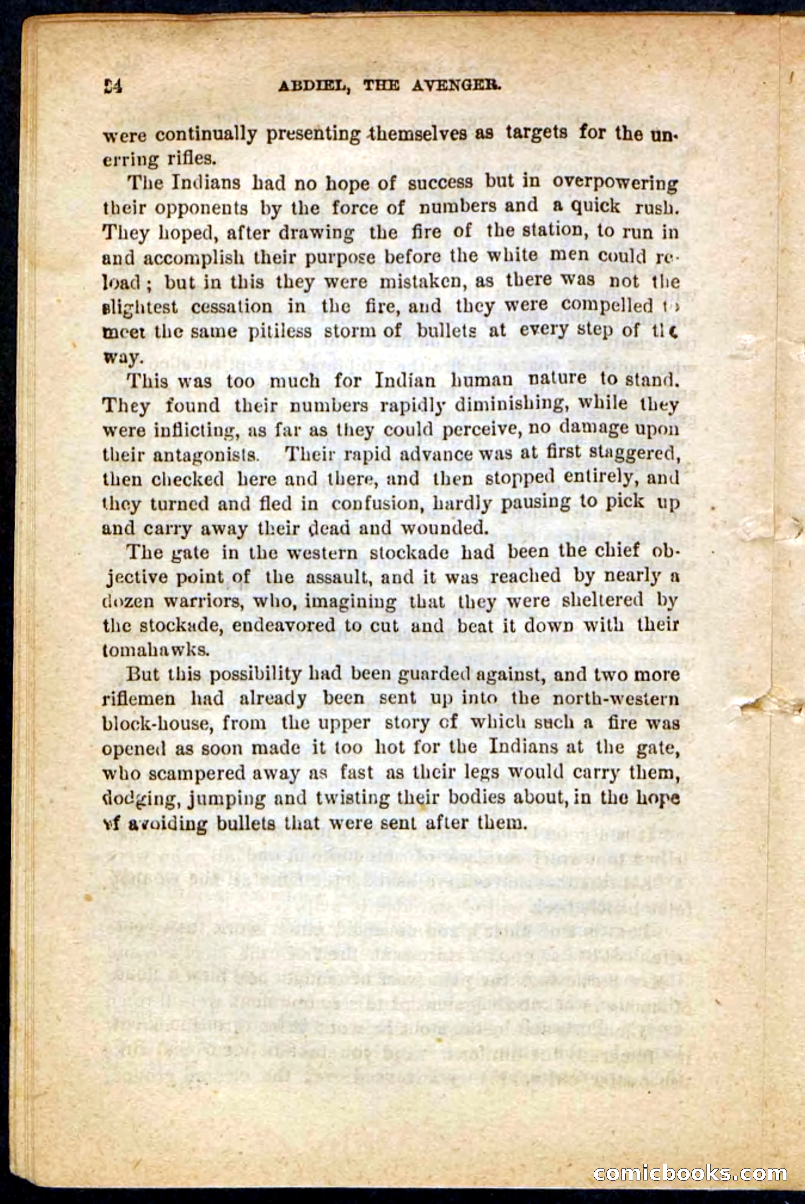 Beadle's Pocket Novels No. 117: Abdiel, the Avenger — page 20 of 100