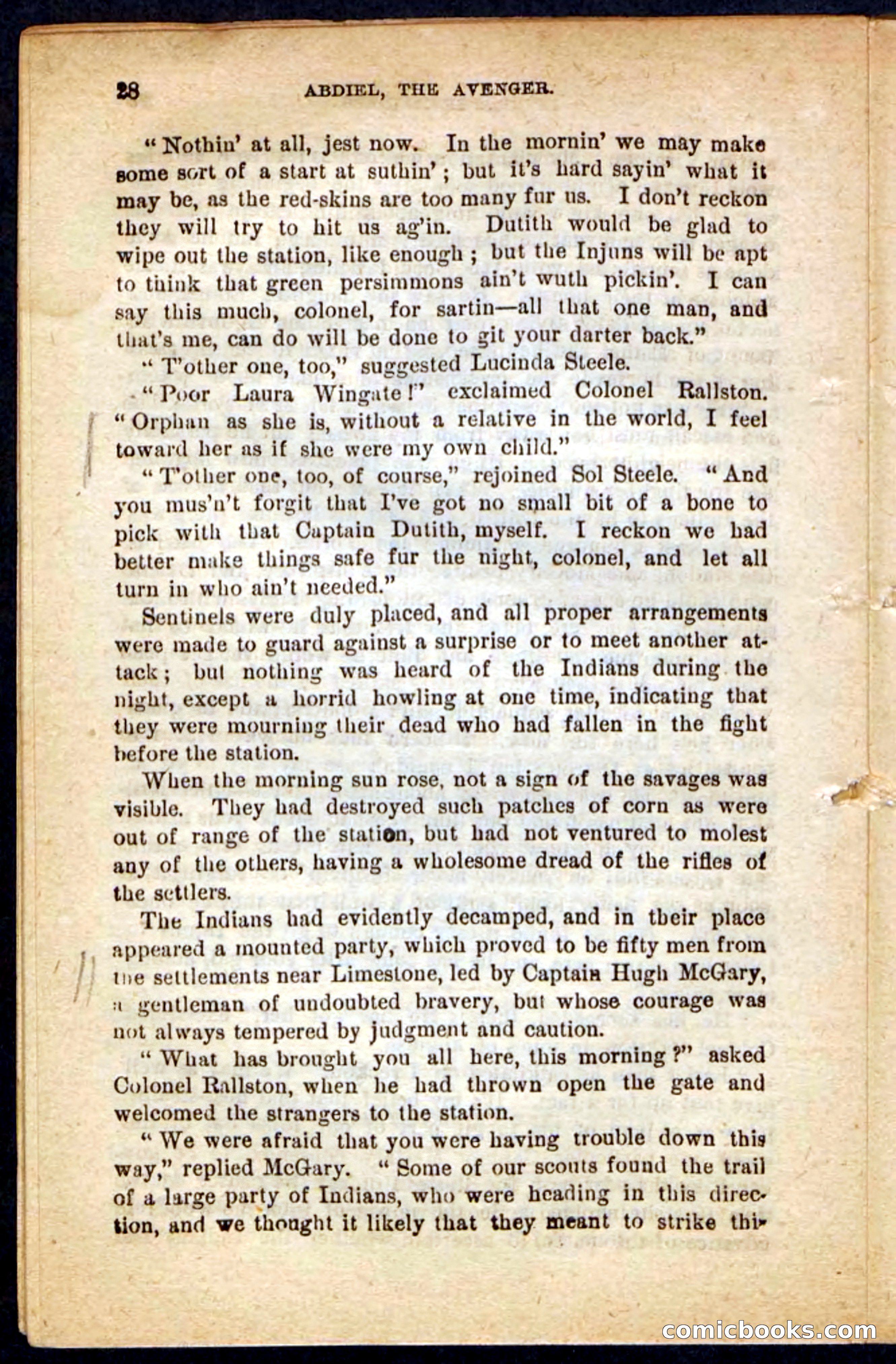 Beadle's Pocket Novels No. 117: Abdiel, the Avenger — page 24 of 100