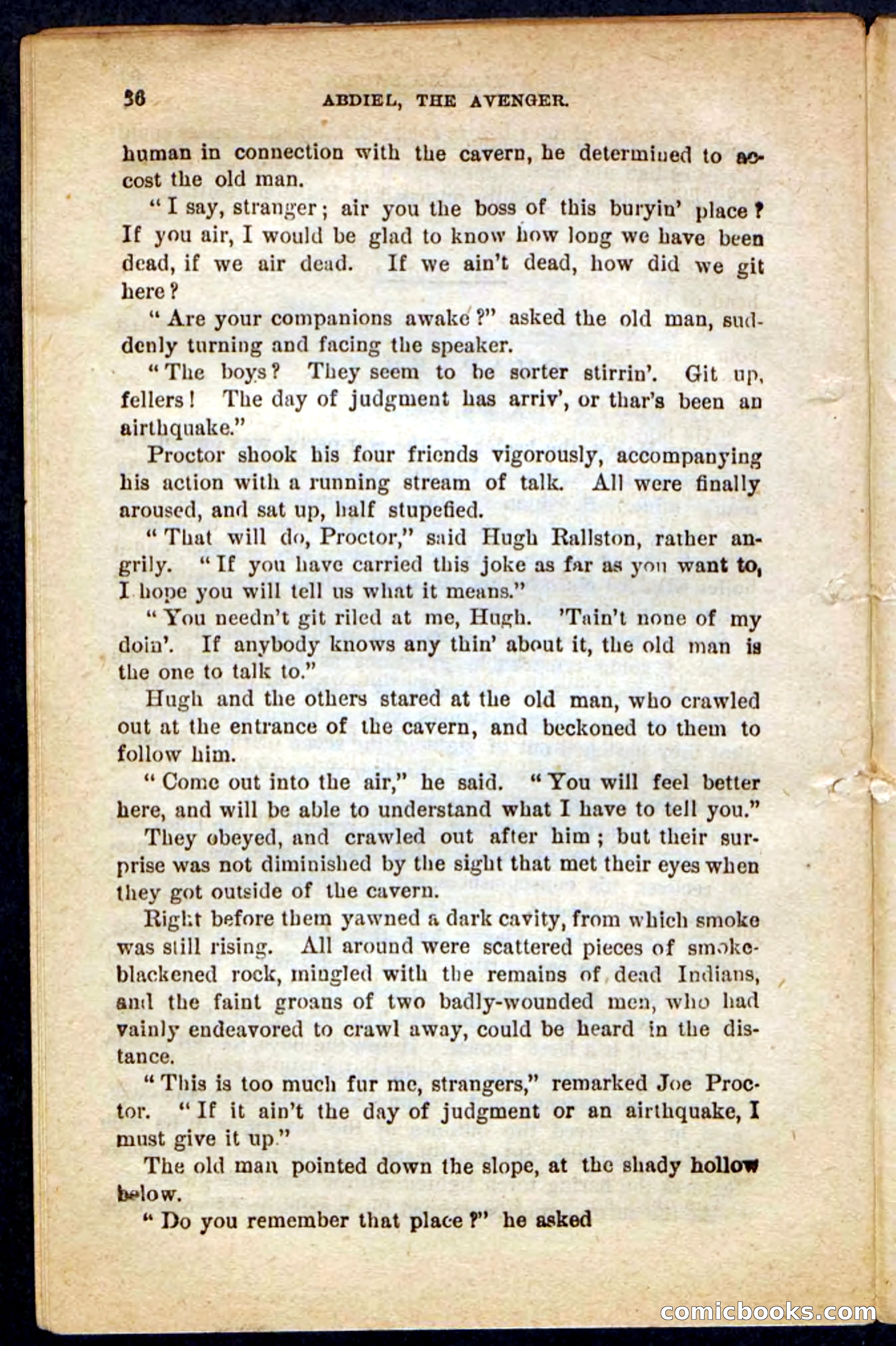 Beadle's Pocket Novels No. 117: Abdiel, the Avenger — page 32 of 100
