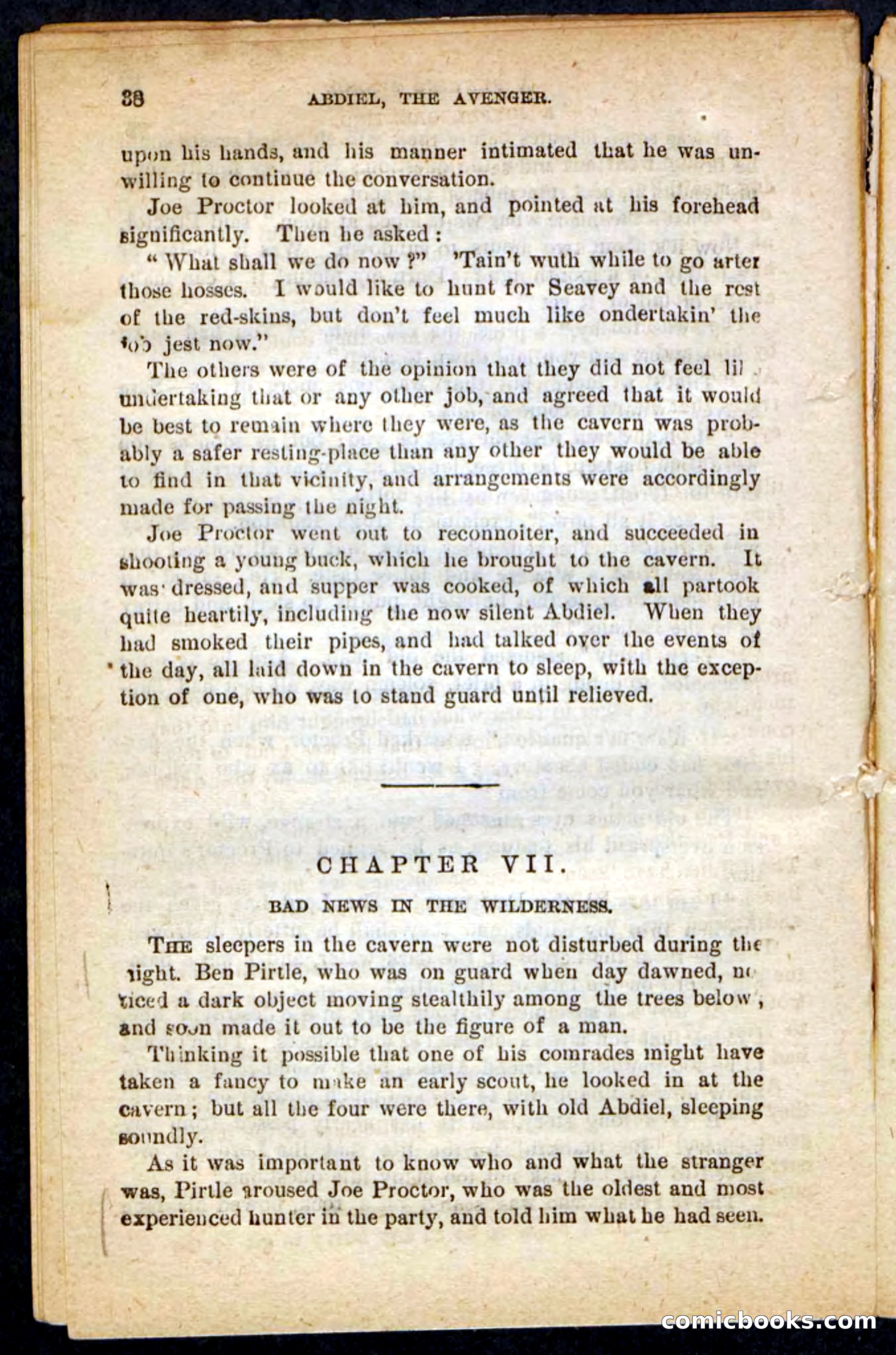 Beadle's Pocket Novels No. 117: Abdiel, the Avenger — page 34 of 100