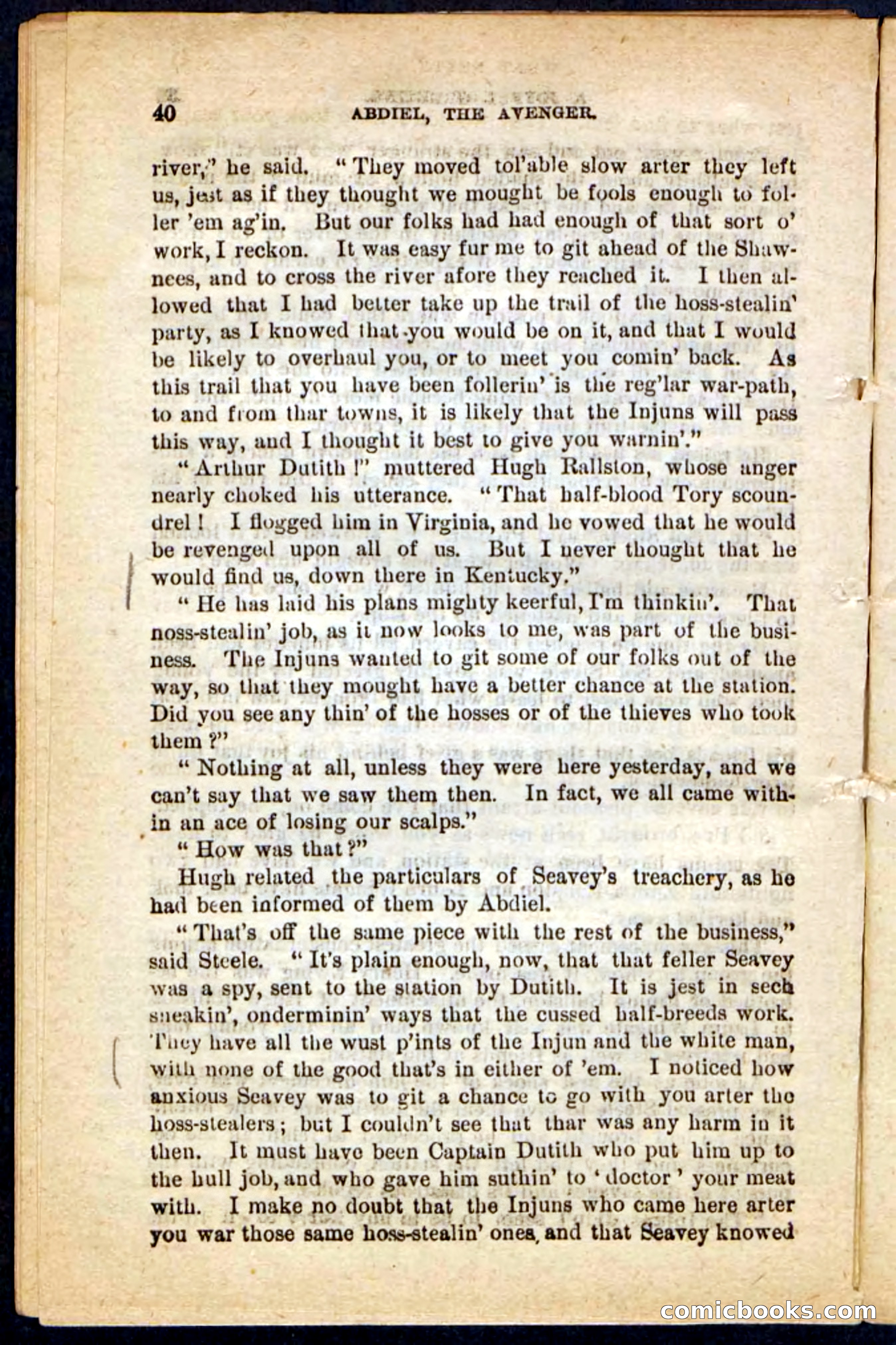 Beadle's Pocket Novels No. 117: Abdiel, the Avenger — page 36 of 100