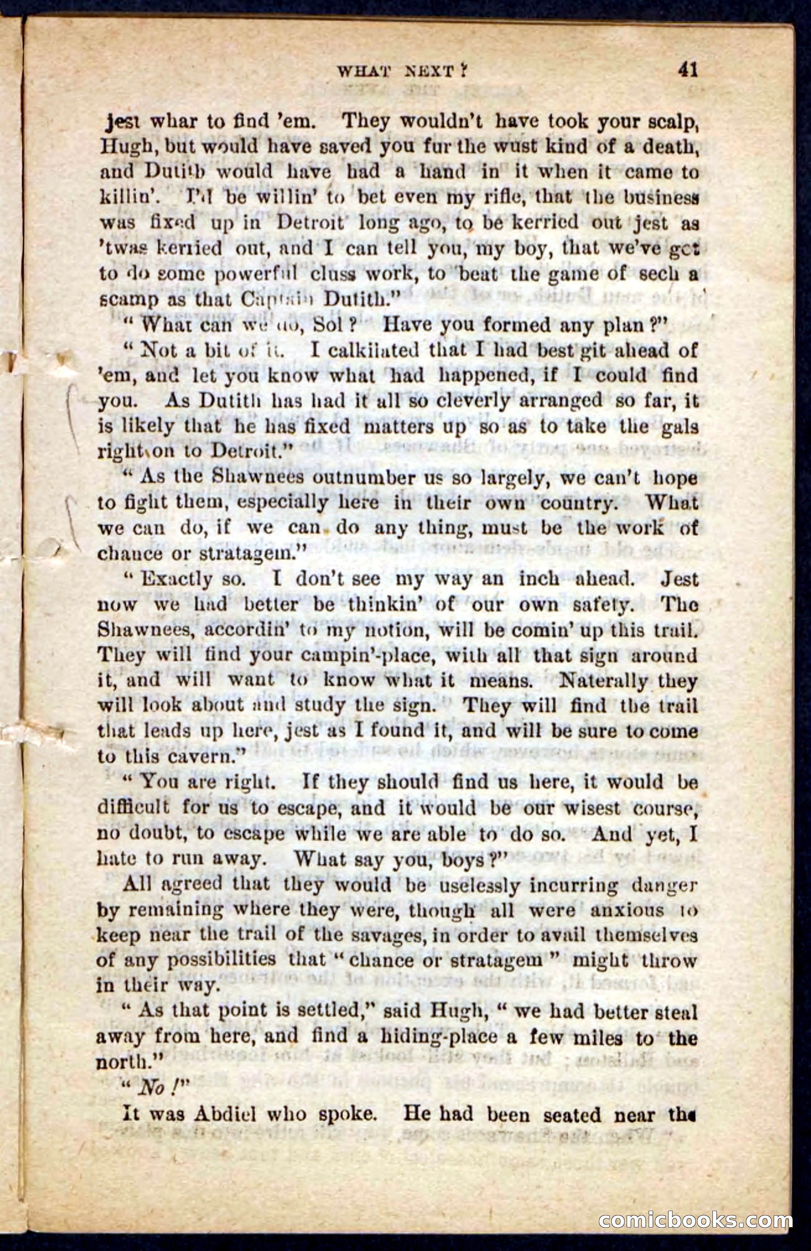 Beadle's Pocket Novels No. 117: Abdiel, the Avenger — page 37 of 100