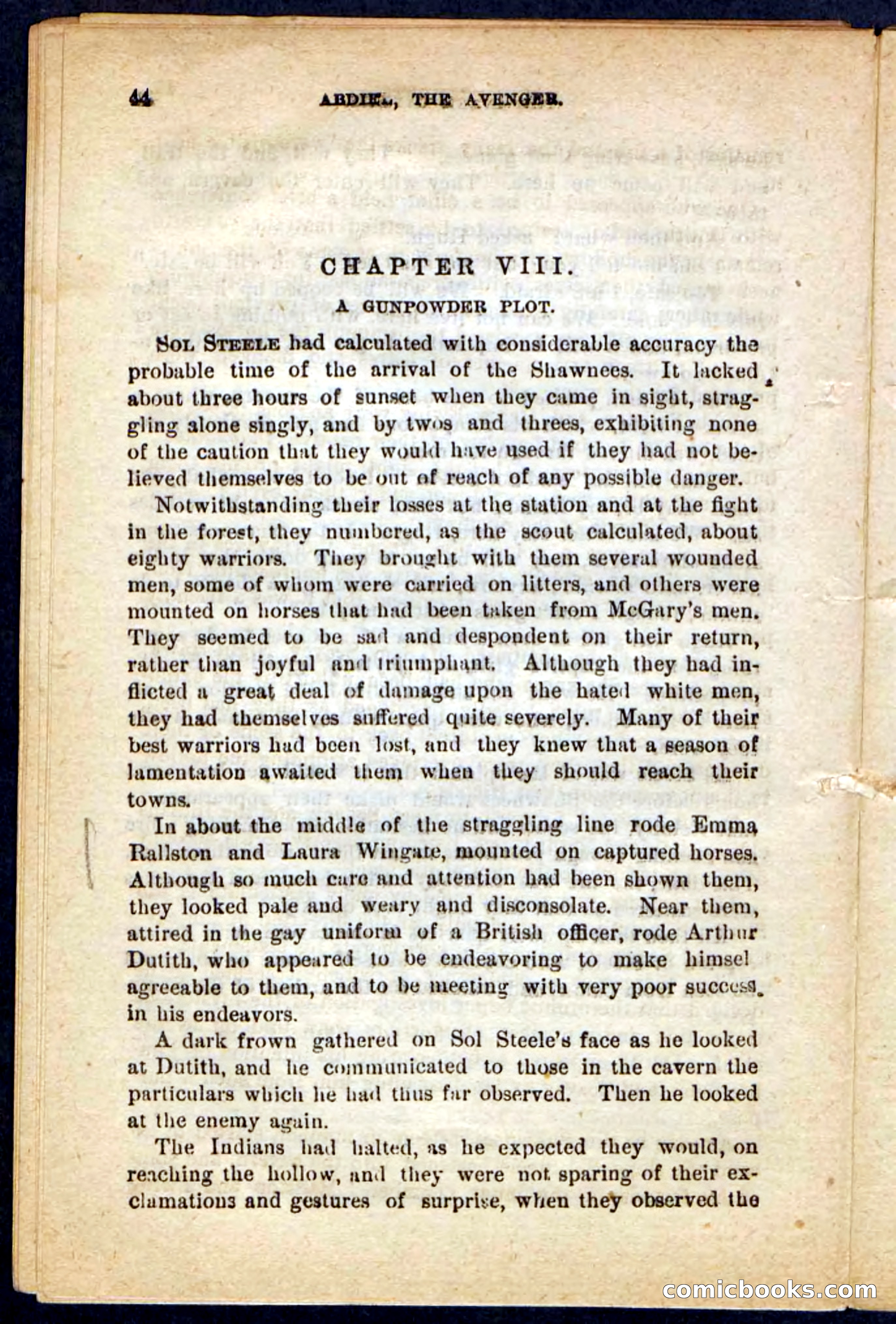 Beadle's Pocket Novels No. 117: Abdiel, the Avenger — page 40 of 100
